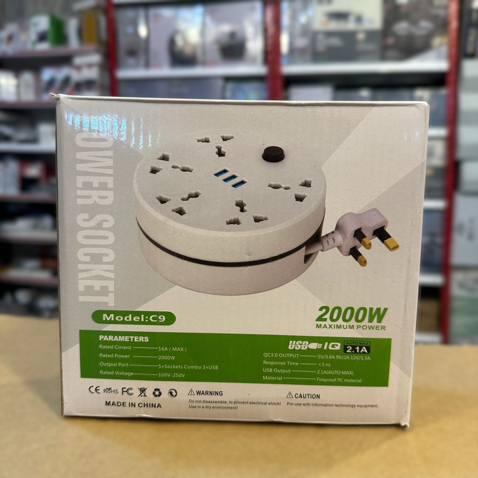 Power Socket 2000W C9
