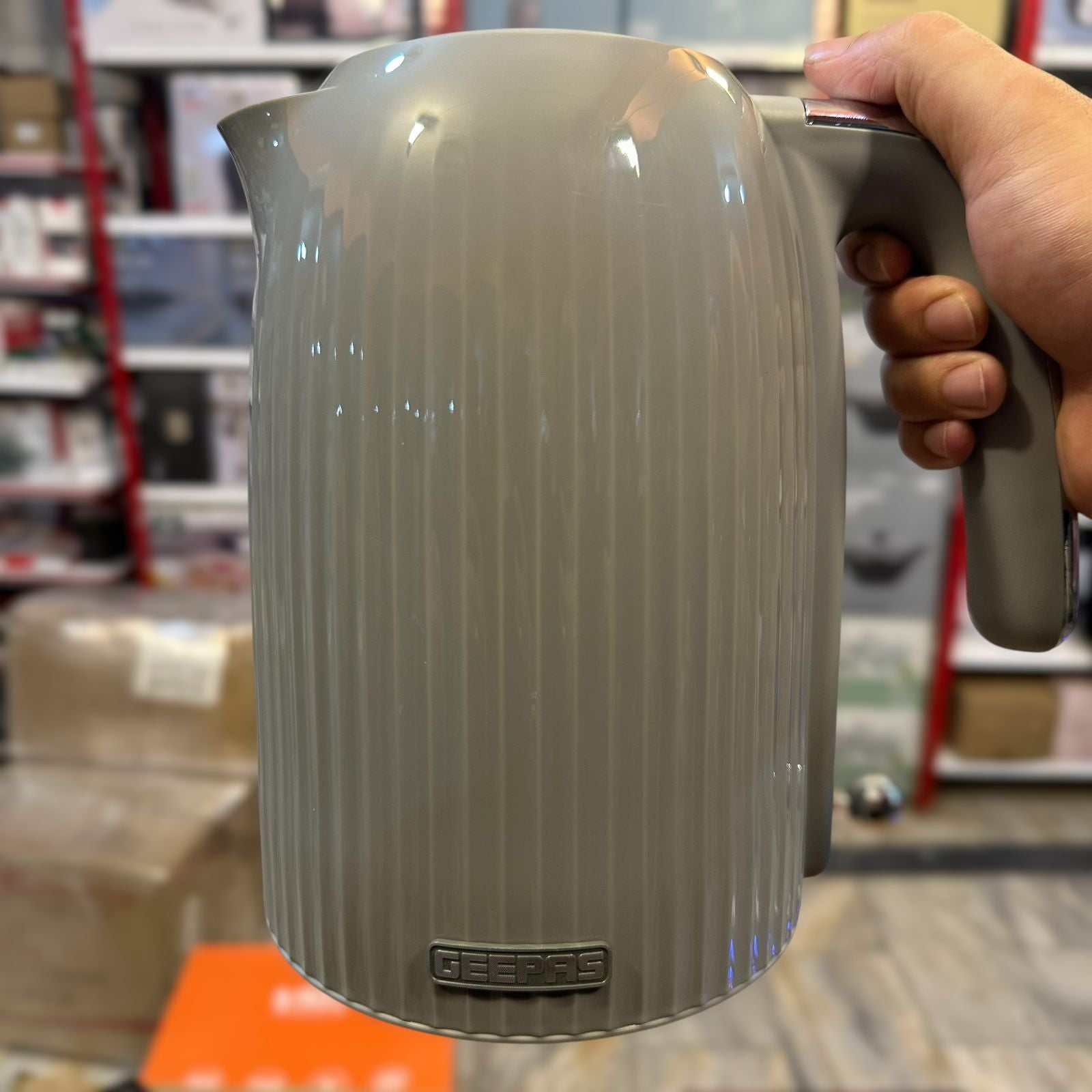 GEEPAS 1.7L Fluted Electric Kettle 3000W-38068