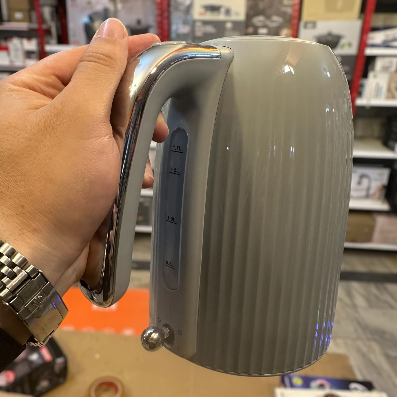 GEEPAS 1.7L Fluted Electric Kettle 3000W-38068