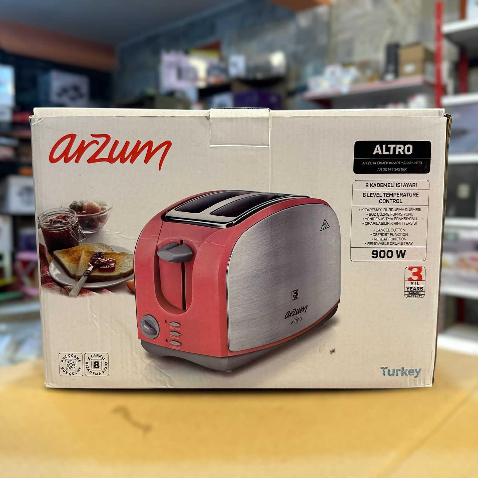 Arzum 2 Slice Bread Toaster