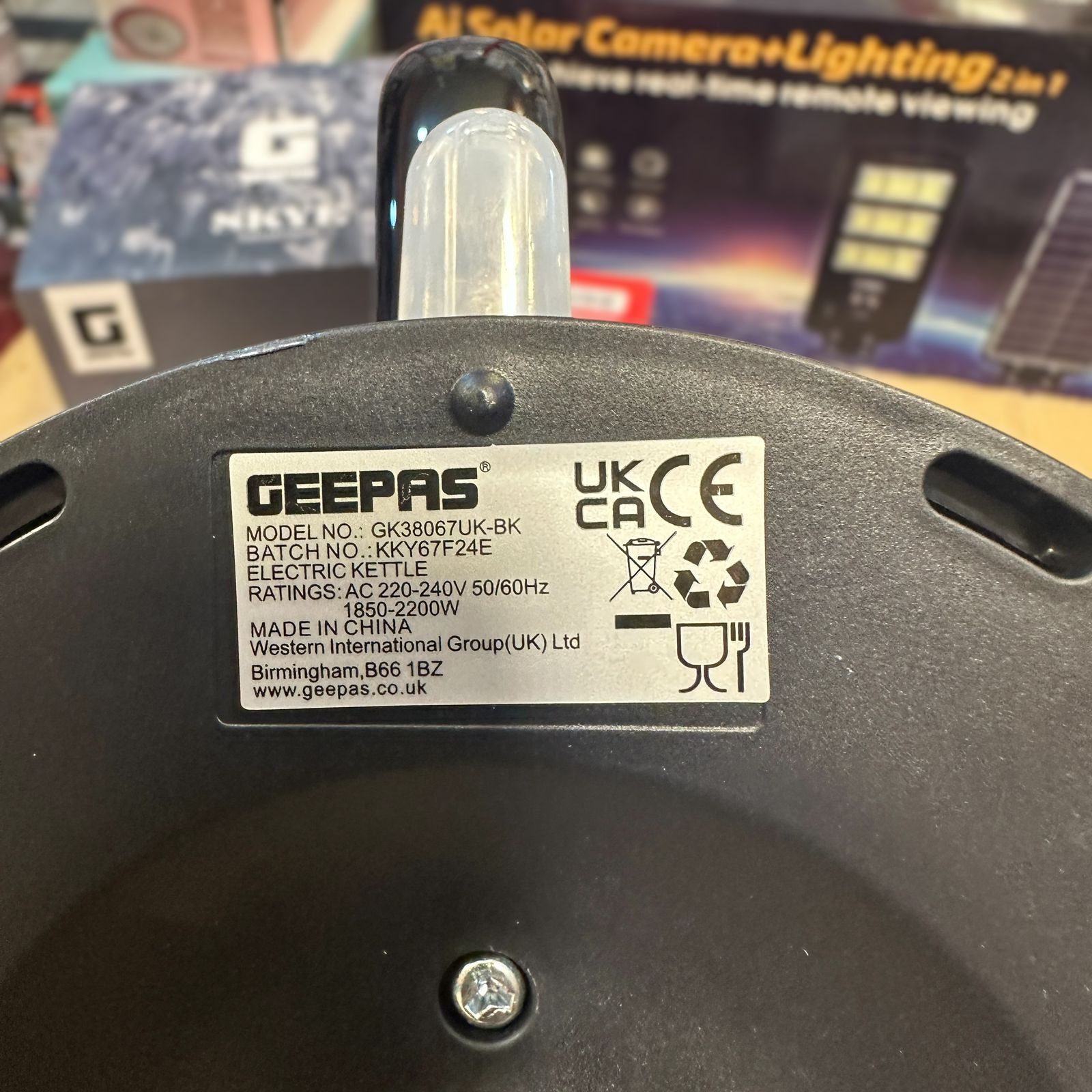 Geepas Skye Electric Kettle 1.7L 38067