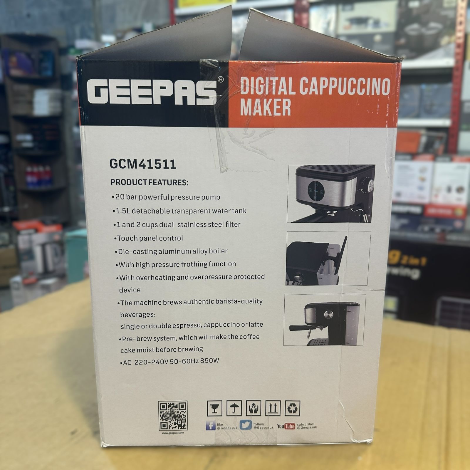Geepas Digital Coffee Maker 41511