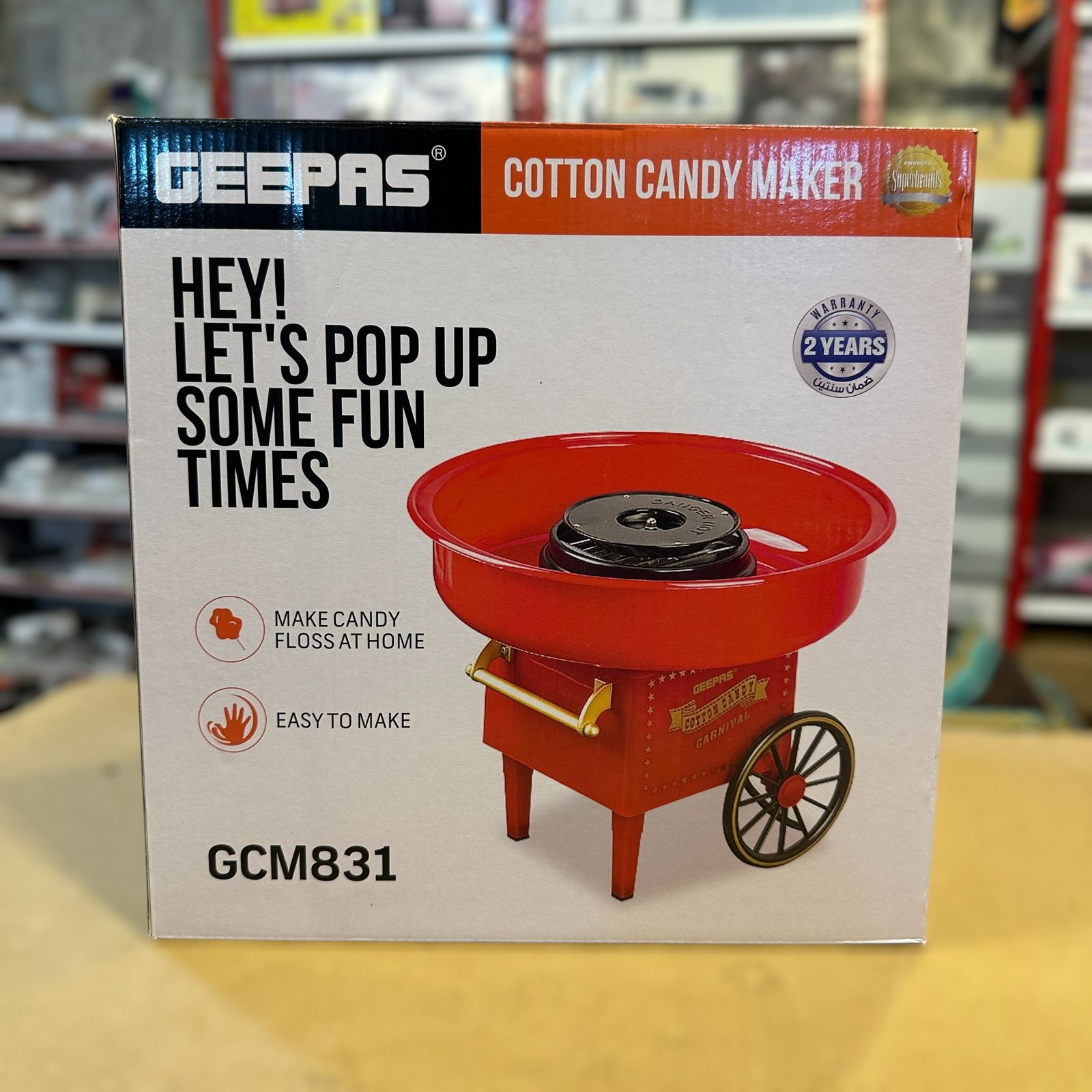 Geepas Cotton Candy Maker 831