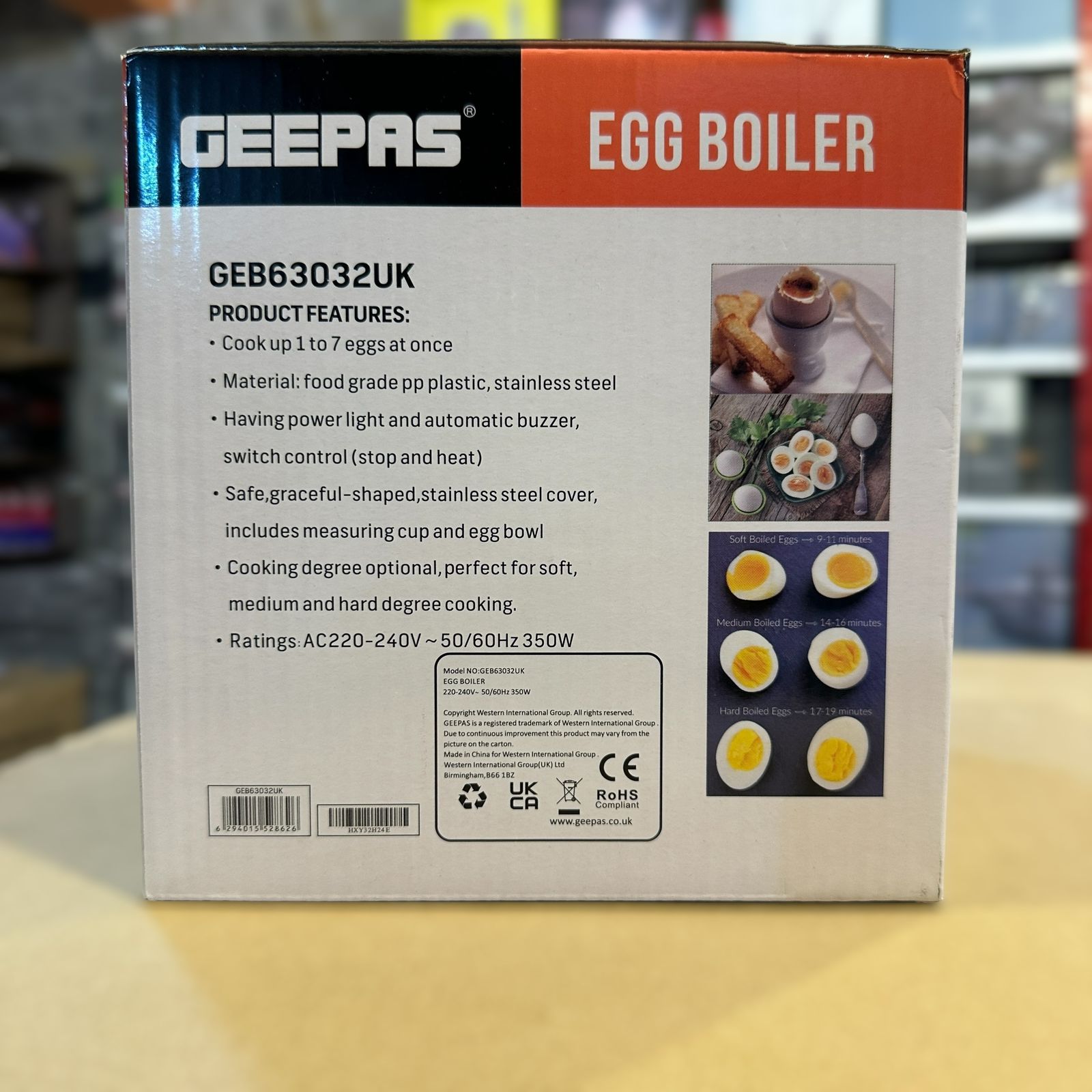 Geepas Egg Boiler 63032
