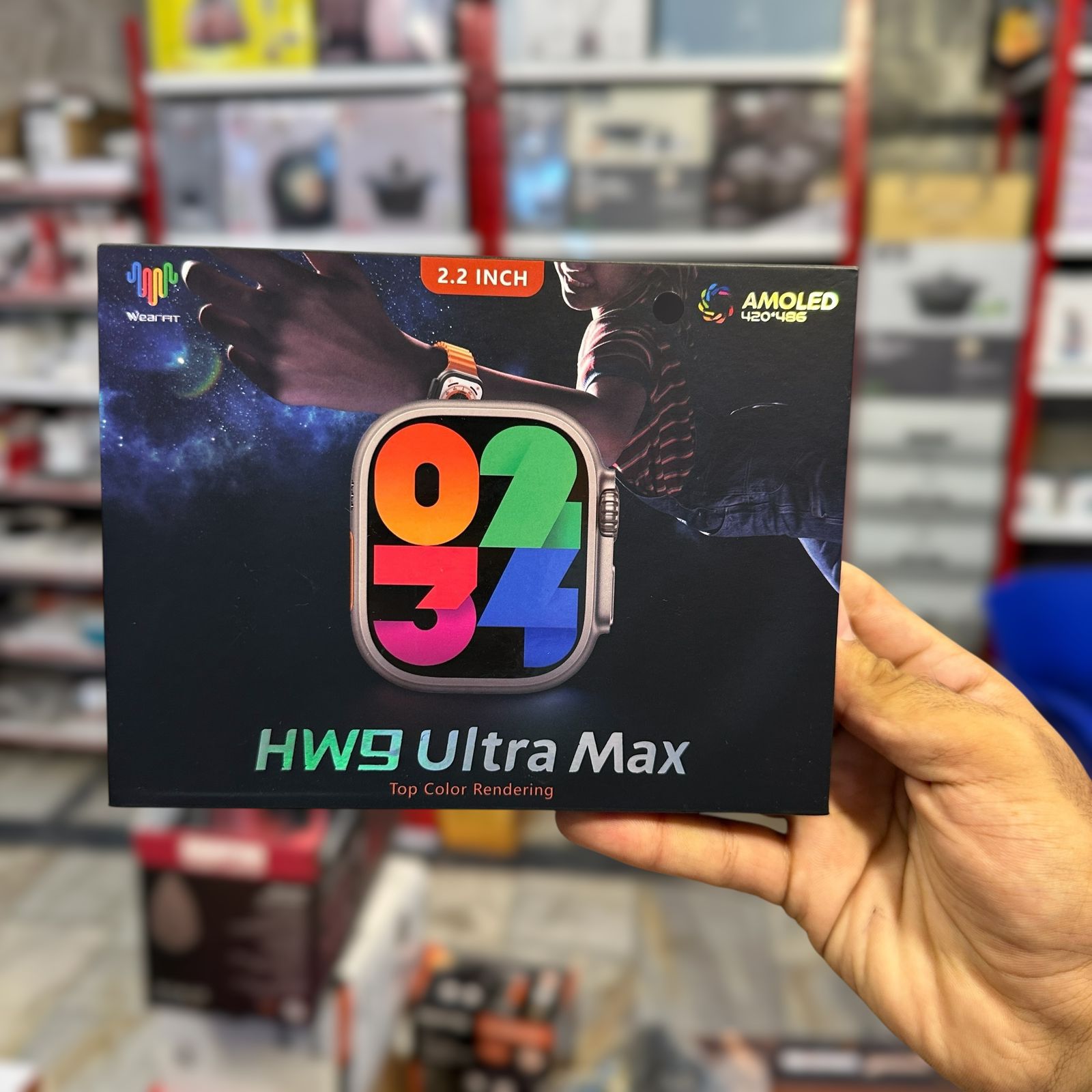 Wearfit HW9 Ultra Max Amoled Screen Smart Watch