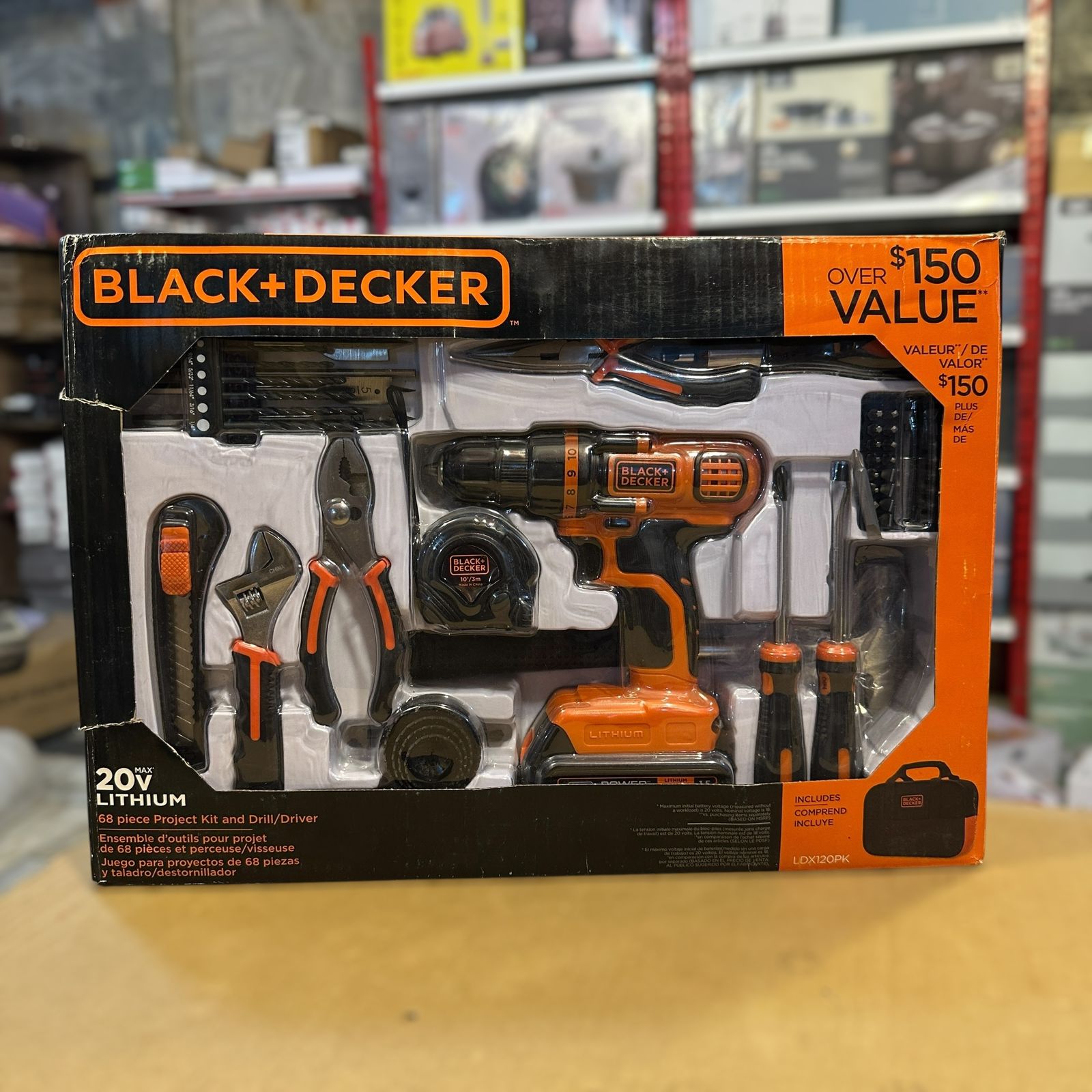Black+Decker 68 Piece Project Drill & Driver