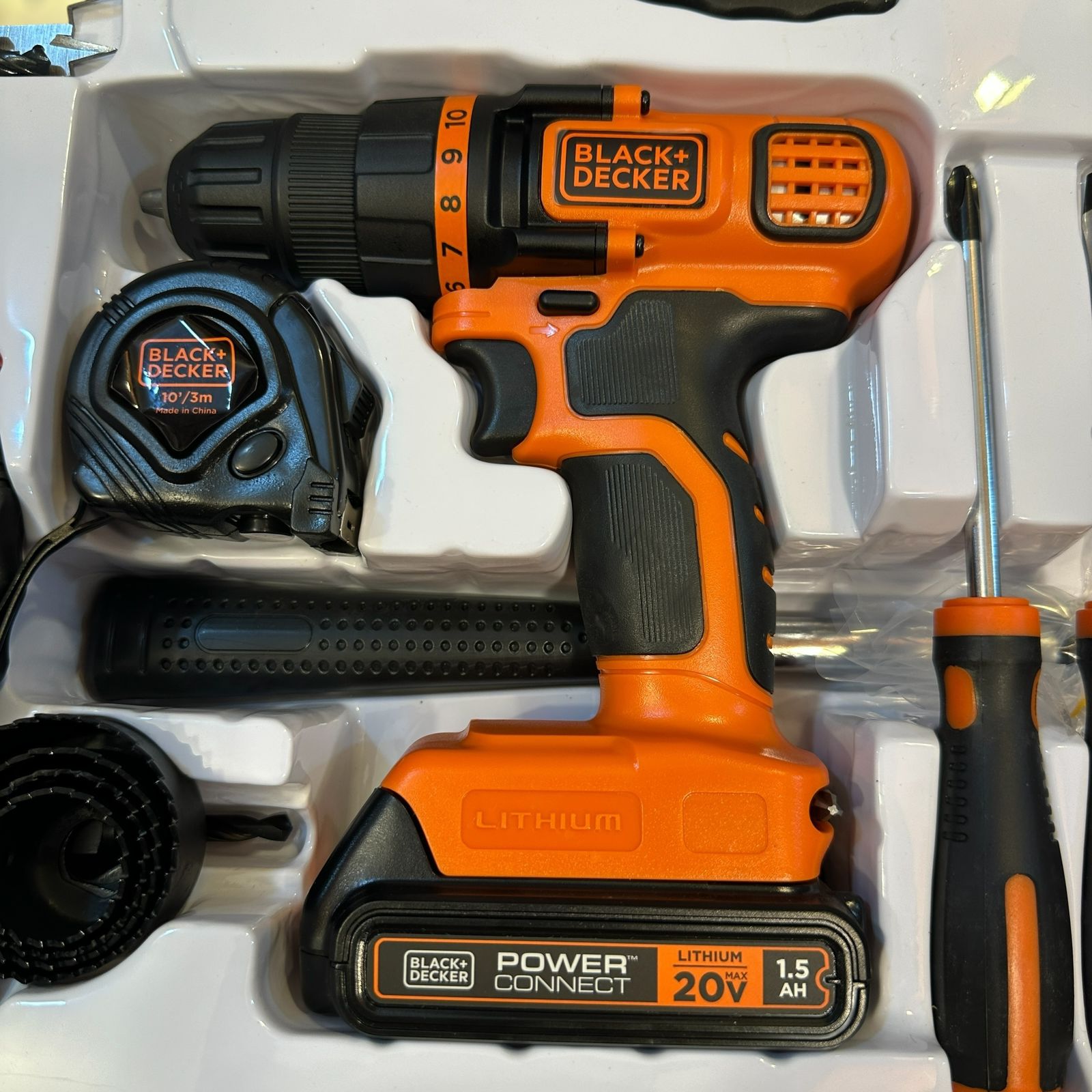Black+Decker 68 Piece Project Drill & Driver