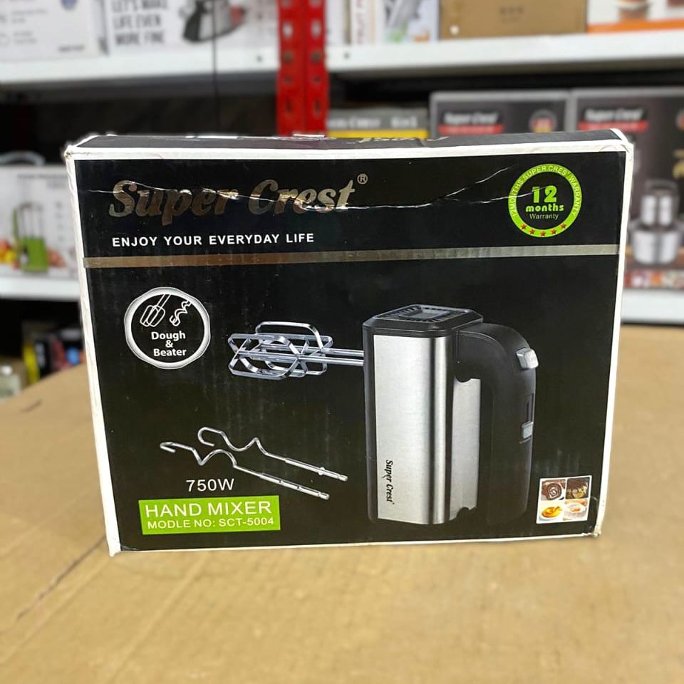 SUPER CREST Hand Mixer 750W SCT-5004