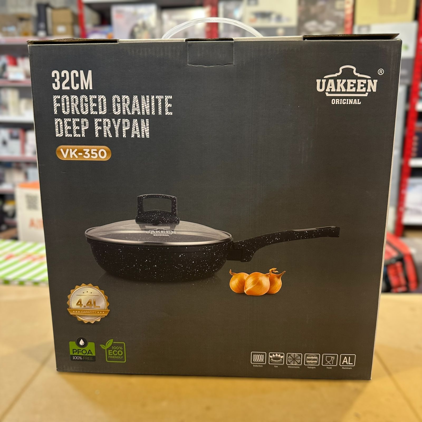 Uakeen Germany Forged Granite Deep Frypan 32cm VK-350