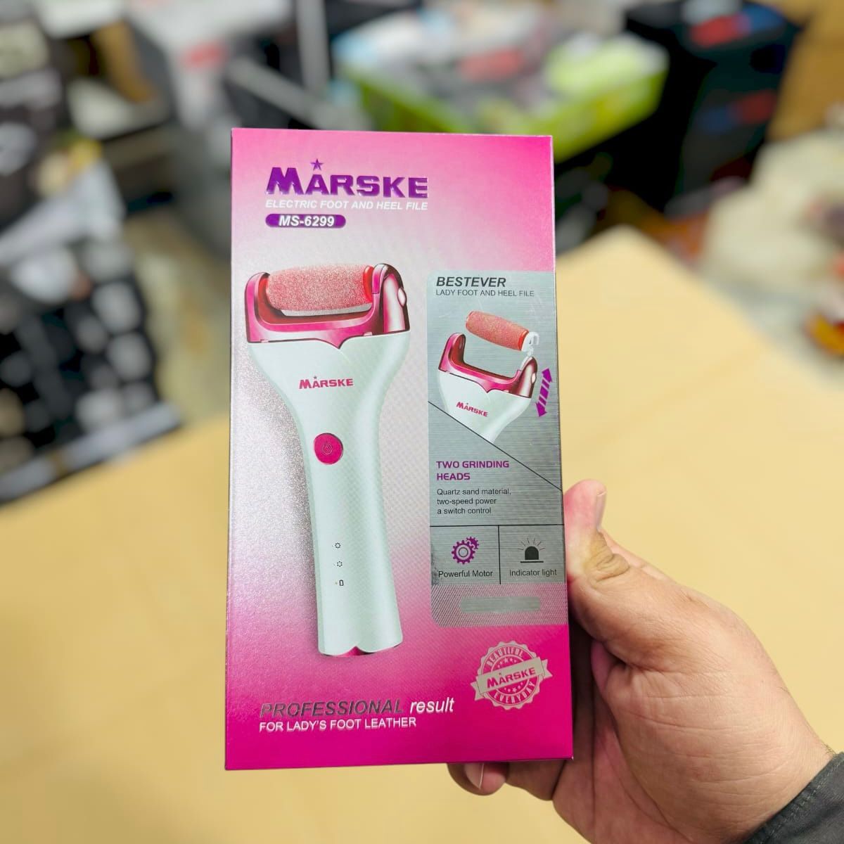 Marske Rechargeable 2 in 1 Callus Remover MS-6299