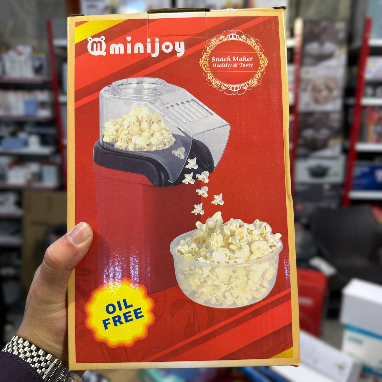 Minijoy Oil Free Popcorn Maker