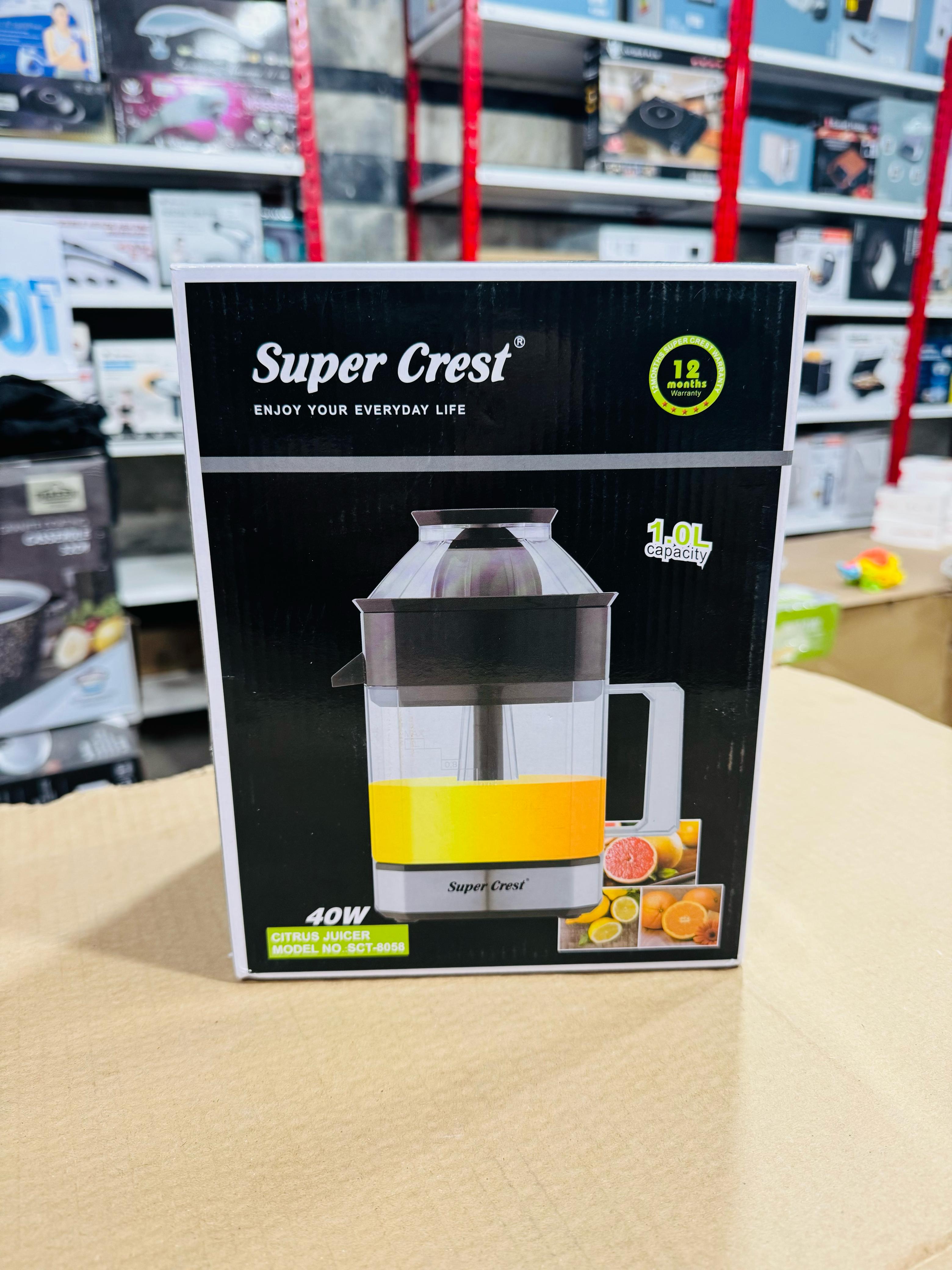 Super Crest Citrus Juicer SCT-8058