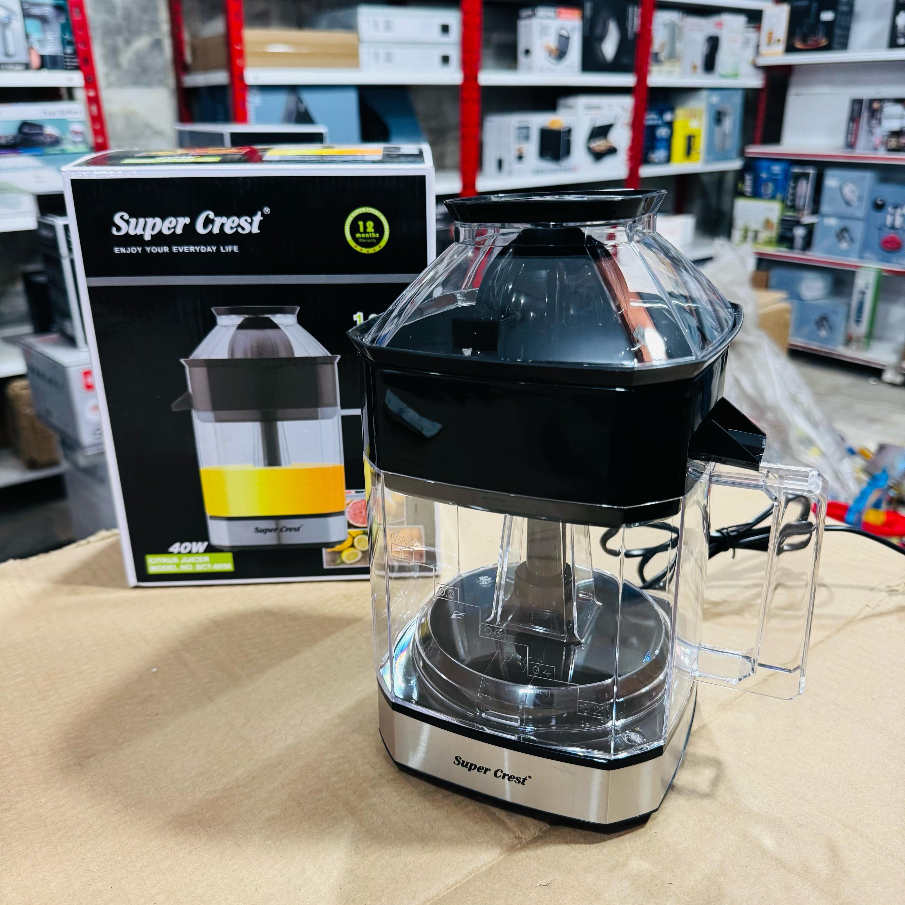 Super Crest Citrus Juicer SCT-8058