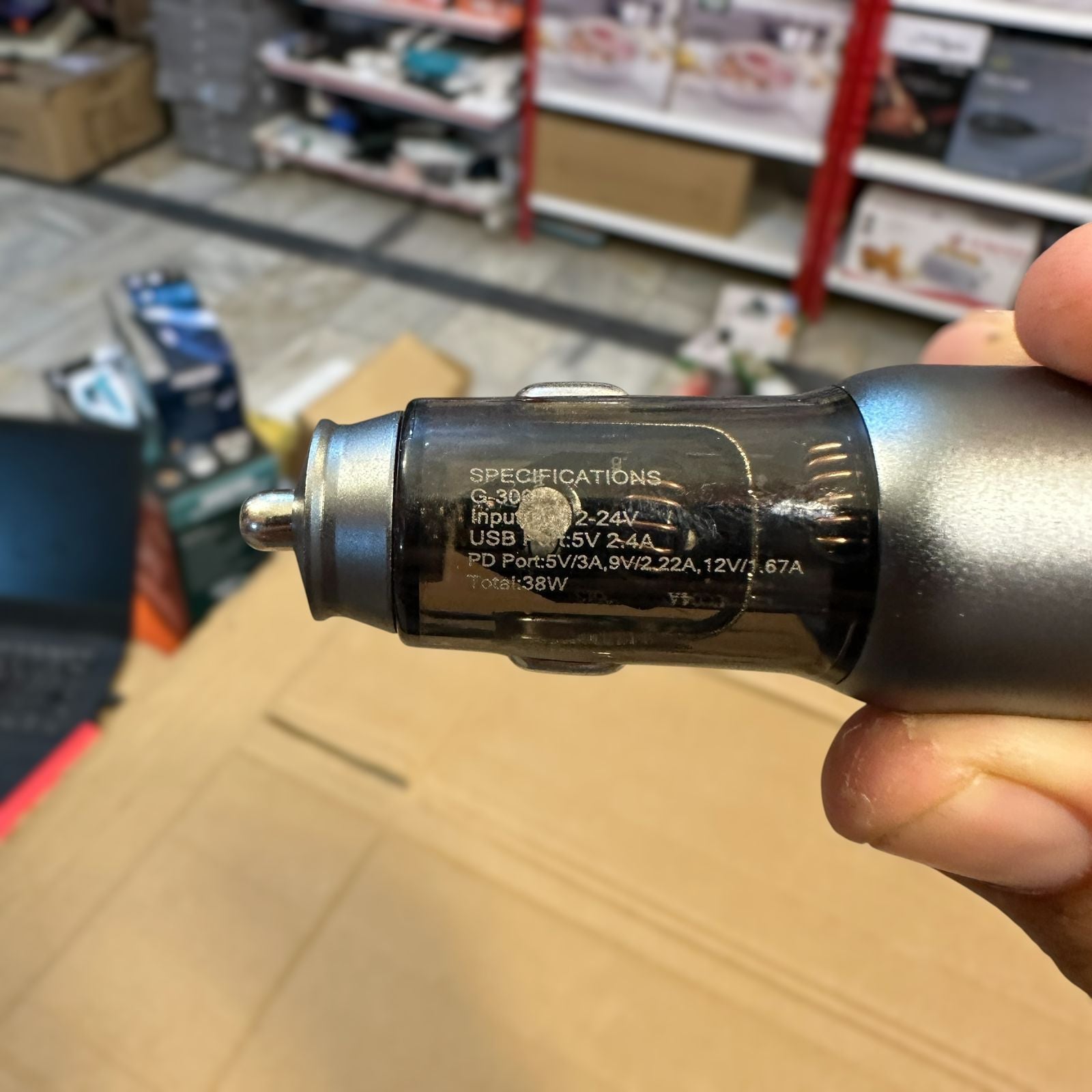 Metal 38W Car Charger G-300
