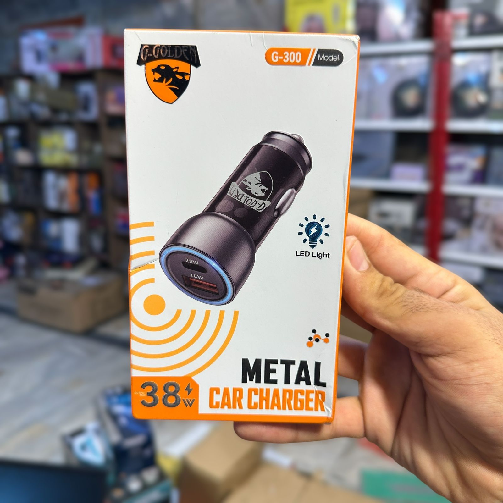 Metal 38W Car Charger G-300