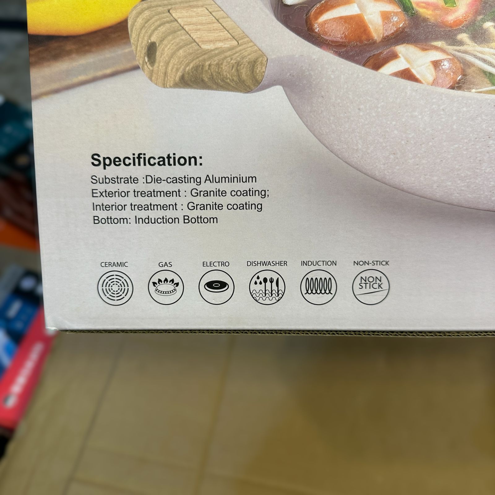 Uakeen Germany Induction Die-Cast Granite Hot Pot VK-1023