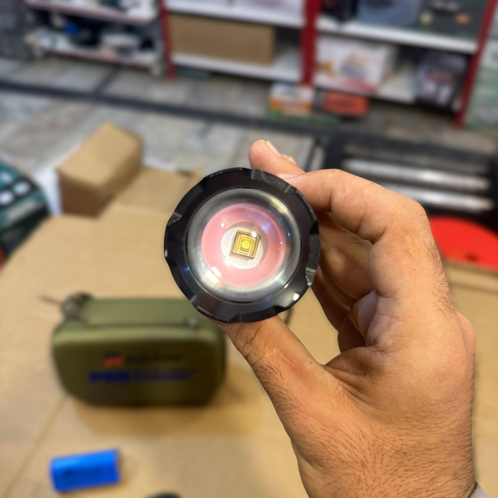 Laser LED Torch P90