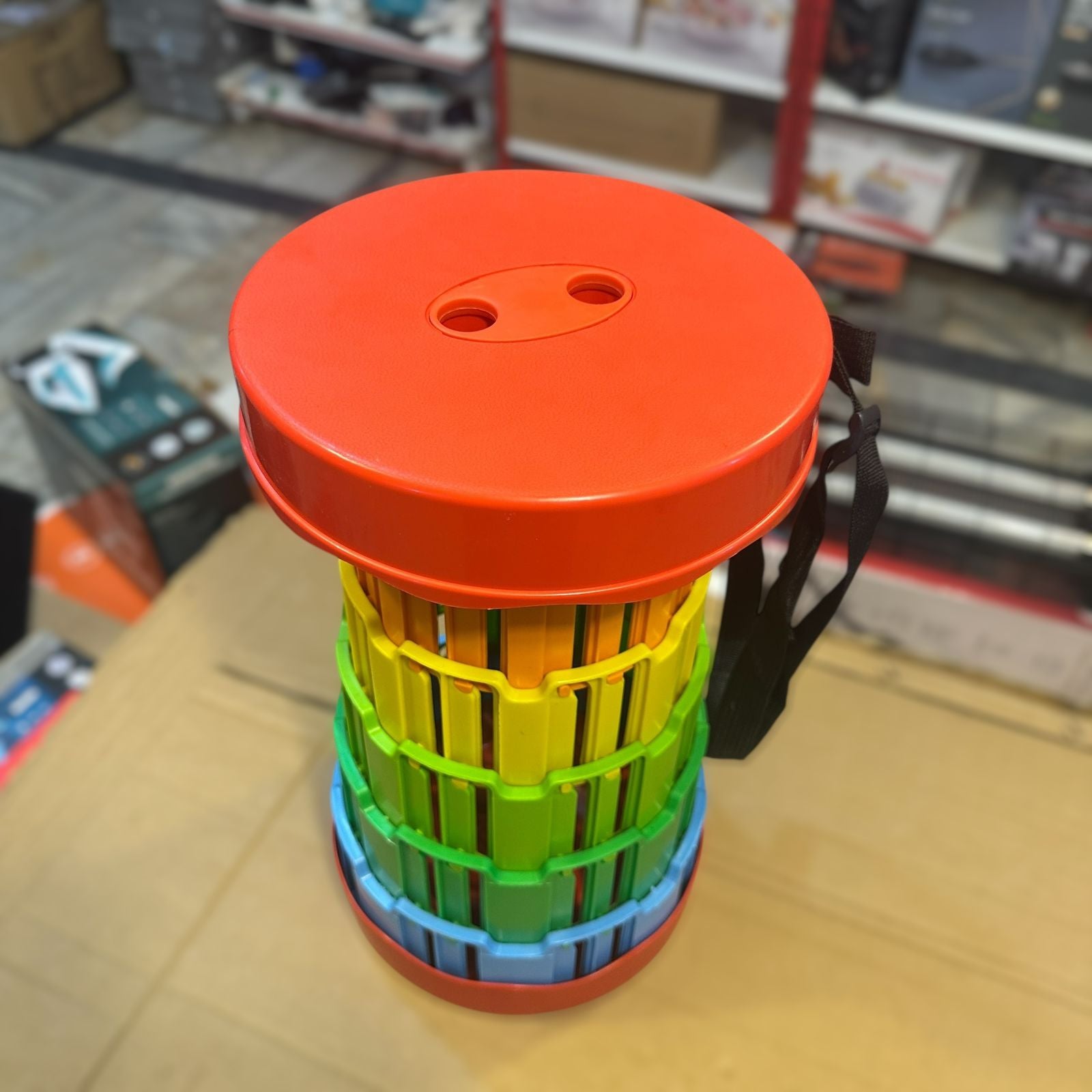 Folding Telescopic Extension Stool