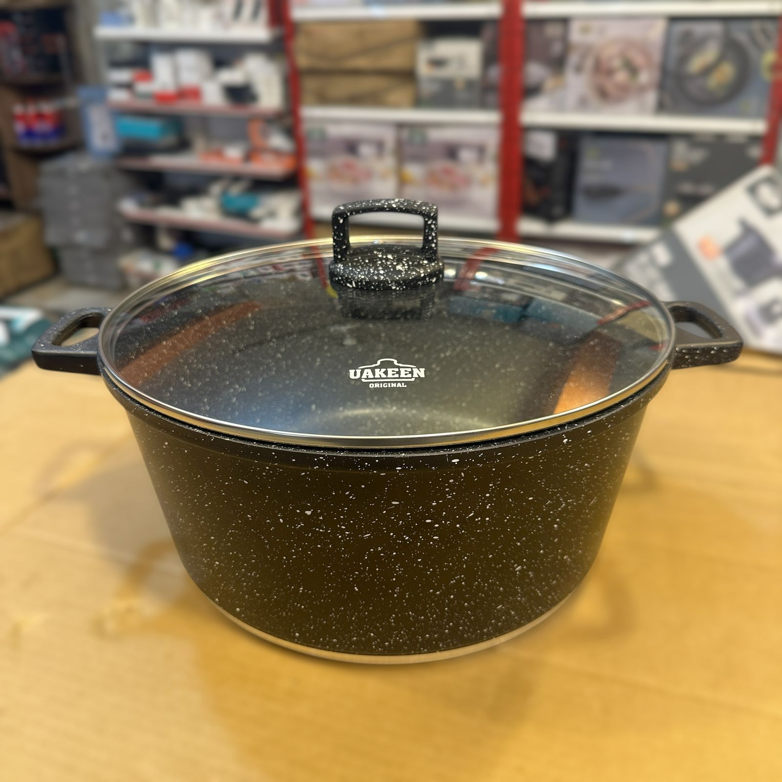 Uakeen Germany Die-Cast Granite Casserole 9.8L 34cm VK-336