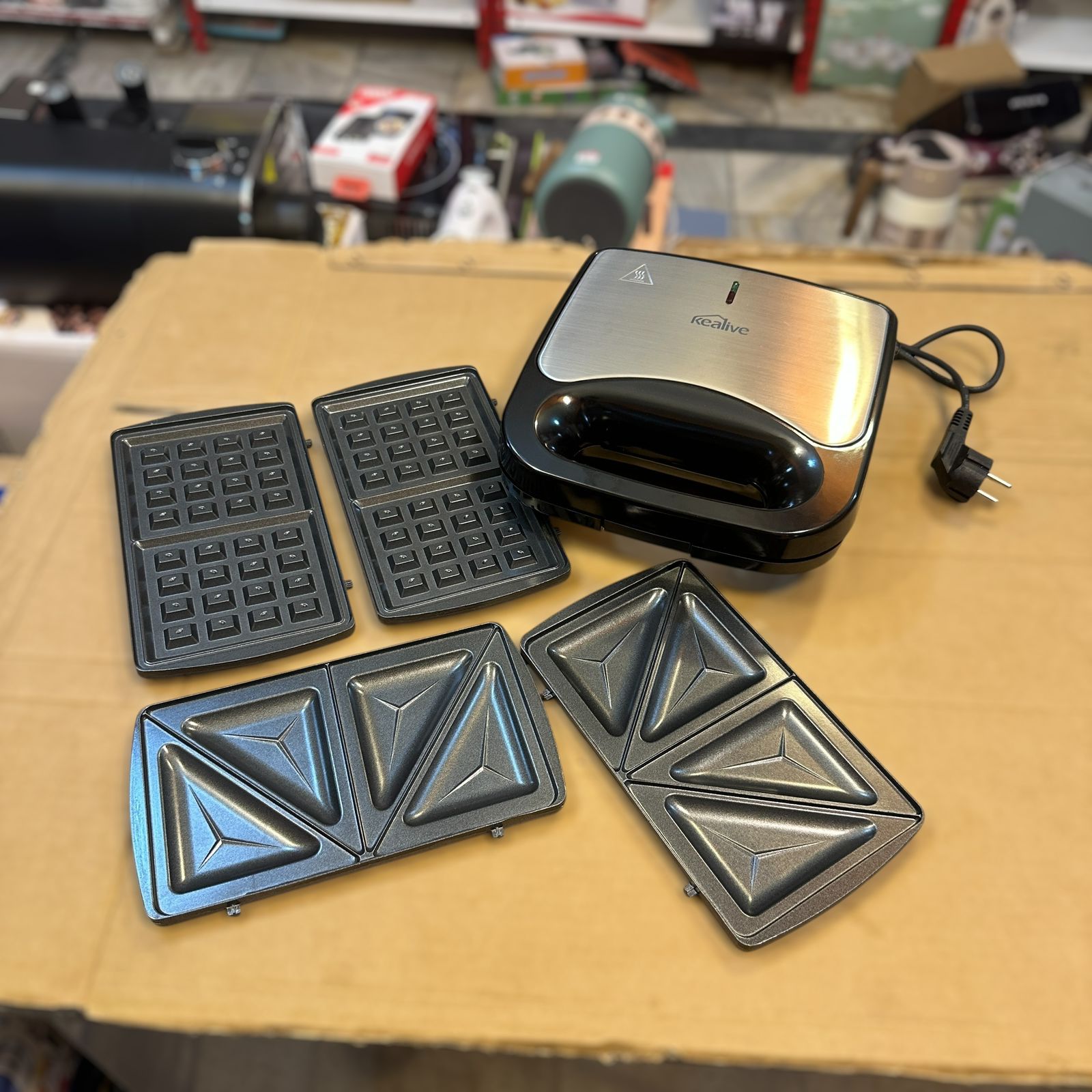 3 In 1 Kealive Sandwich Maker & Grill Maker