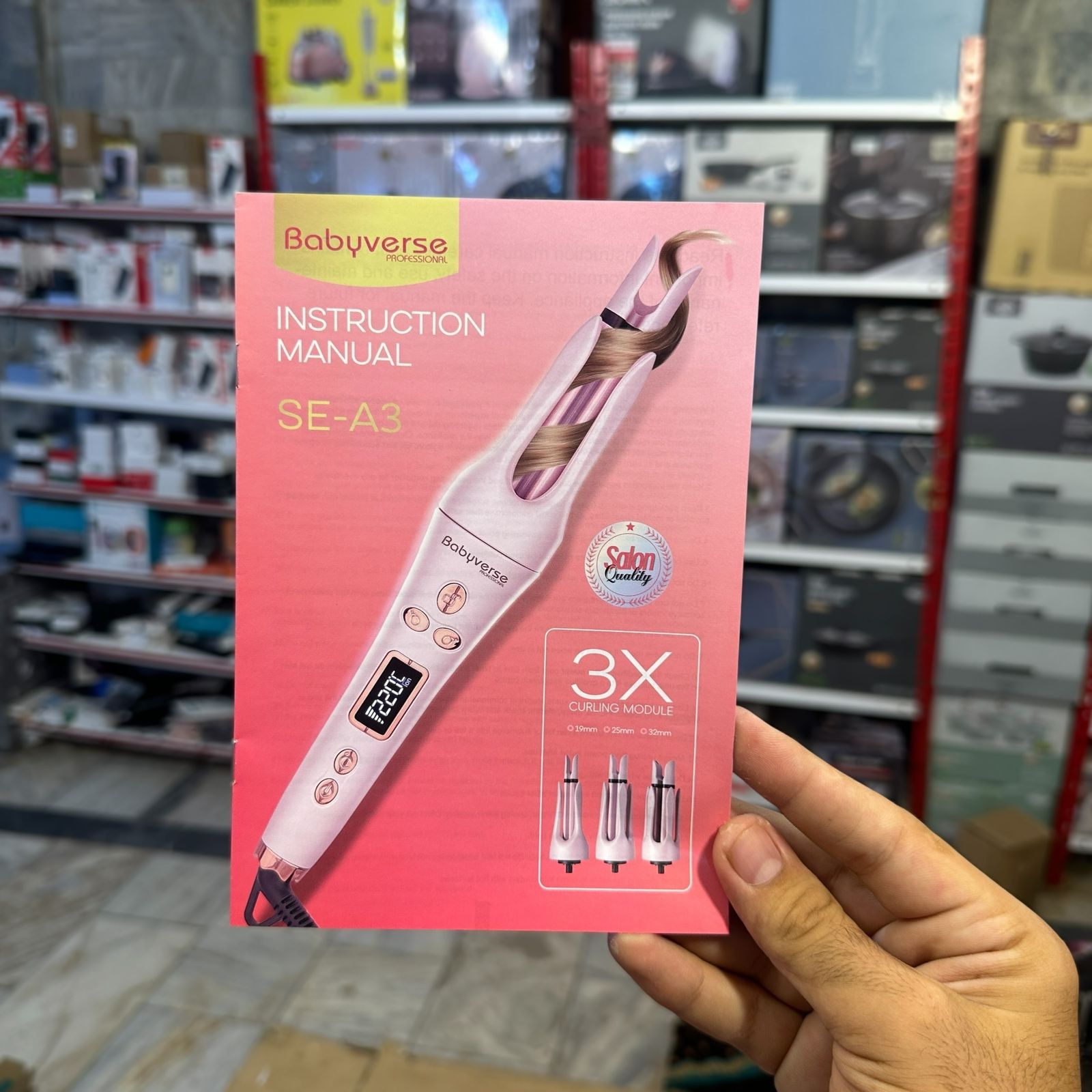 Babyverse 3X Curling Iron SE-A3