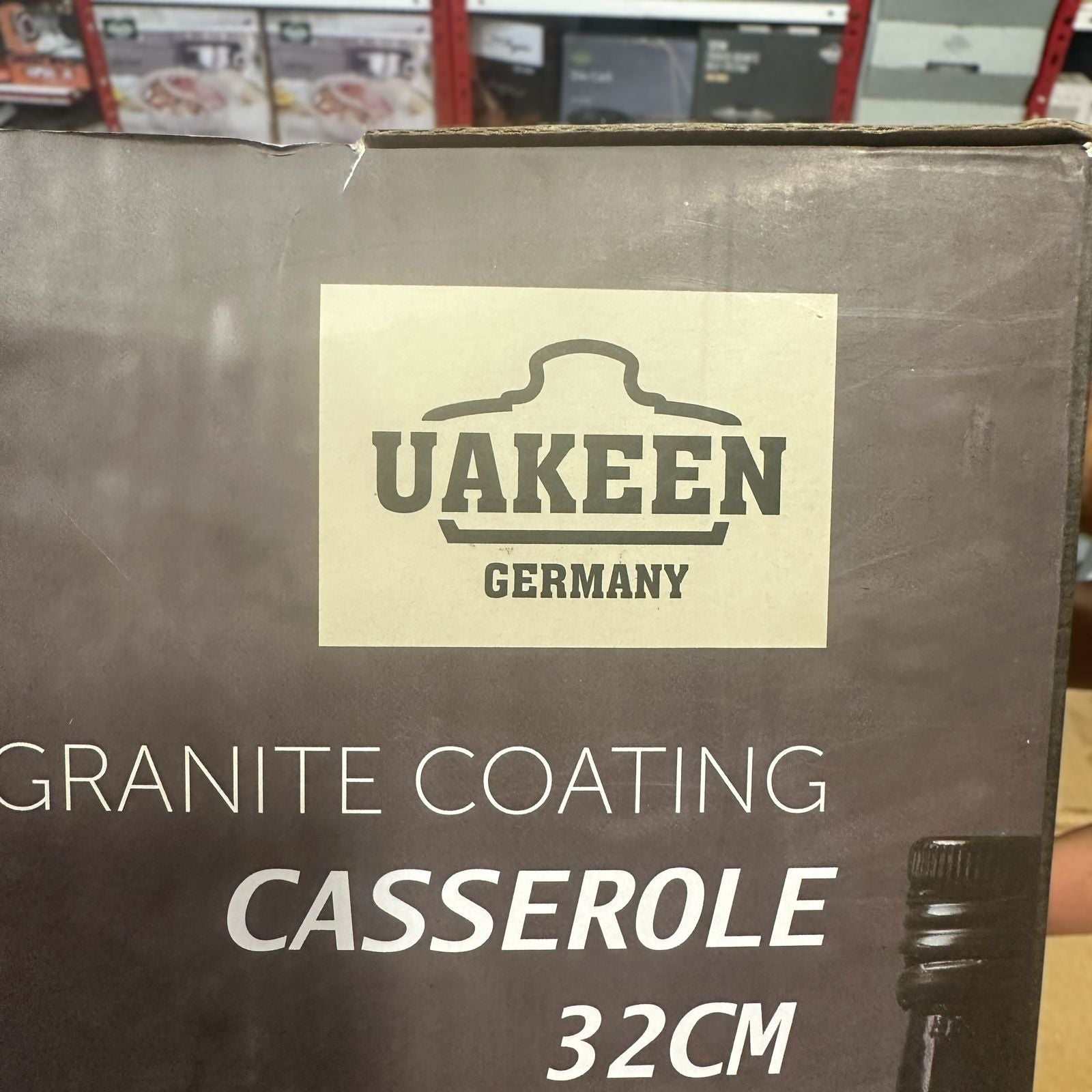 Uakeen Germany Induction Die-Cast Granite Casserole 32cm VK-532