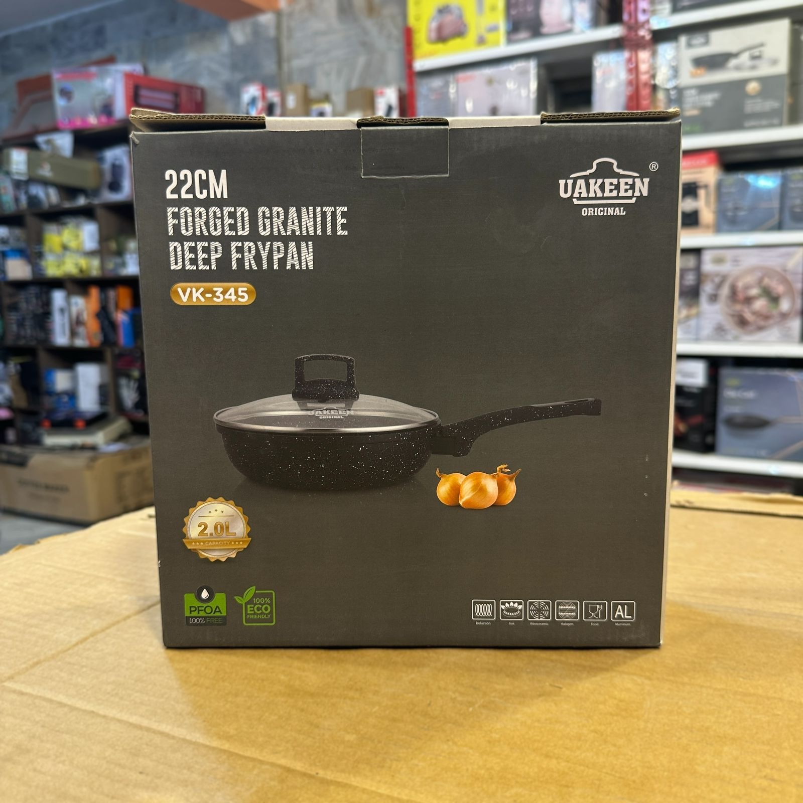 Uakeen Germany Induction Deep Frypan 22cm VK-345
