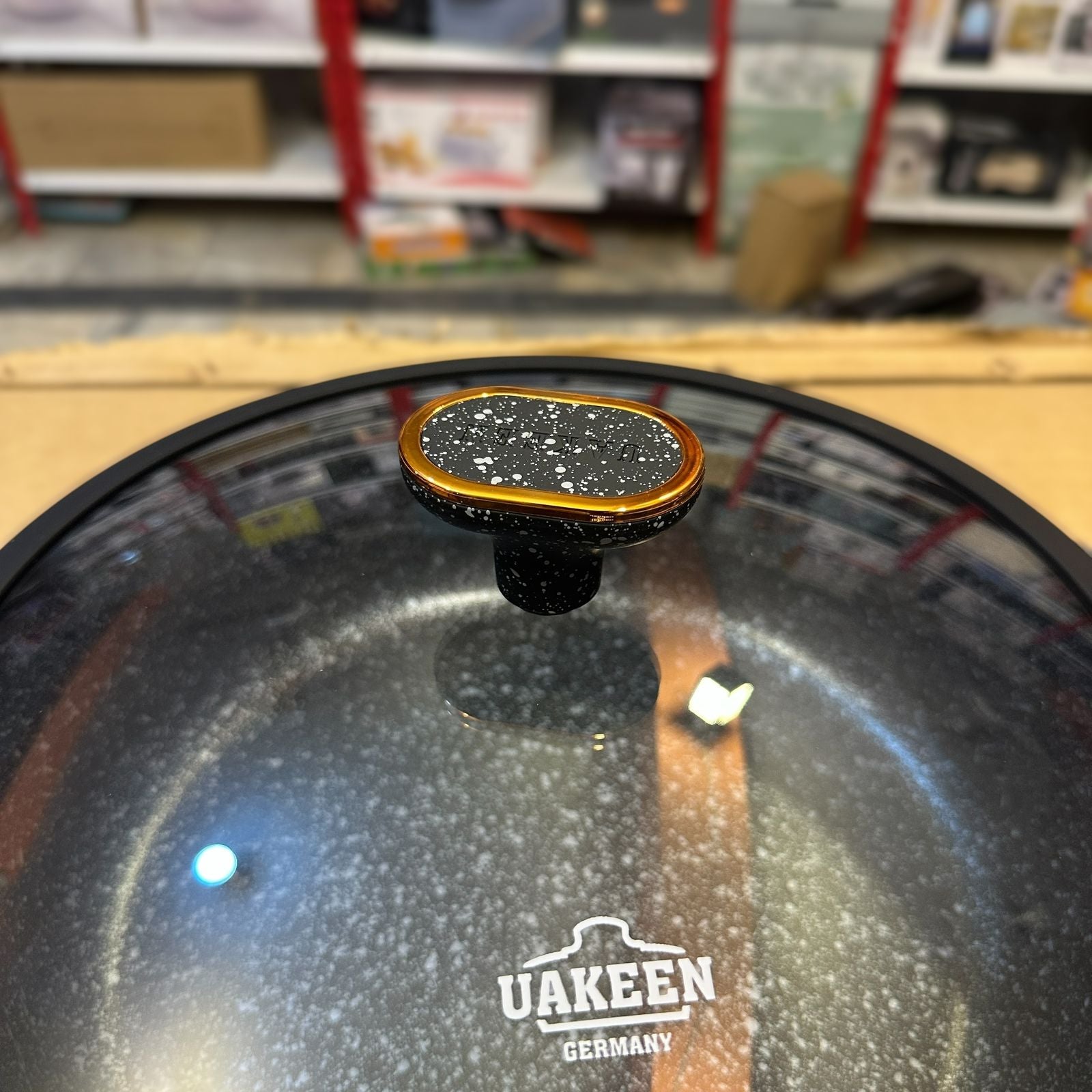 Uakeen Germany Induction Die-Cast Granite Shallow Casserole 28cm VK-S428