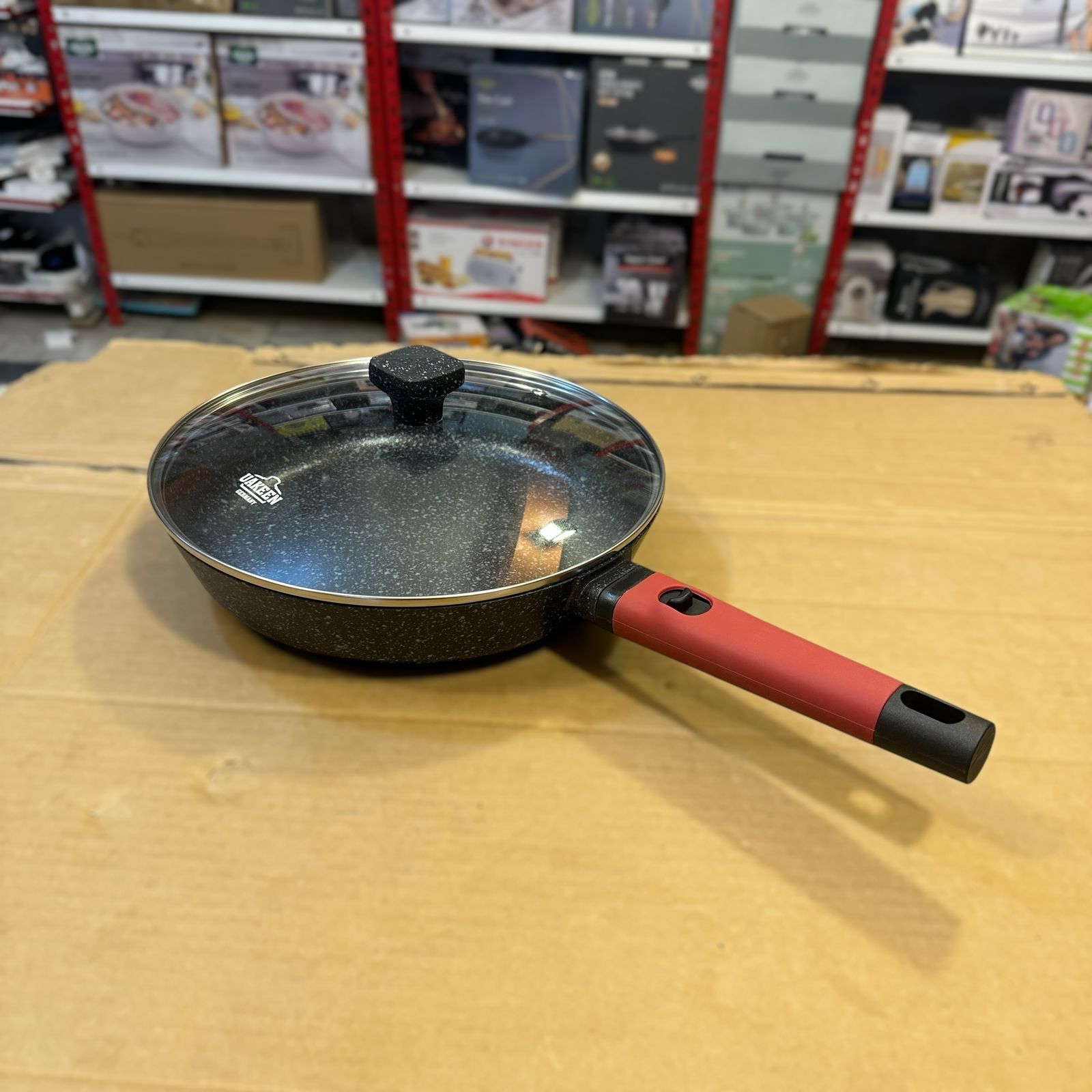 Uakeen Germany Induction Die-Cast Granite Deep Frypan 28cm VK-1028