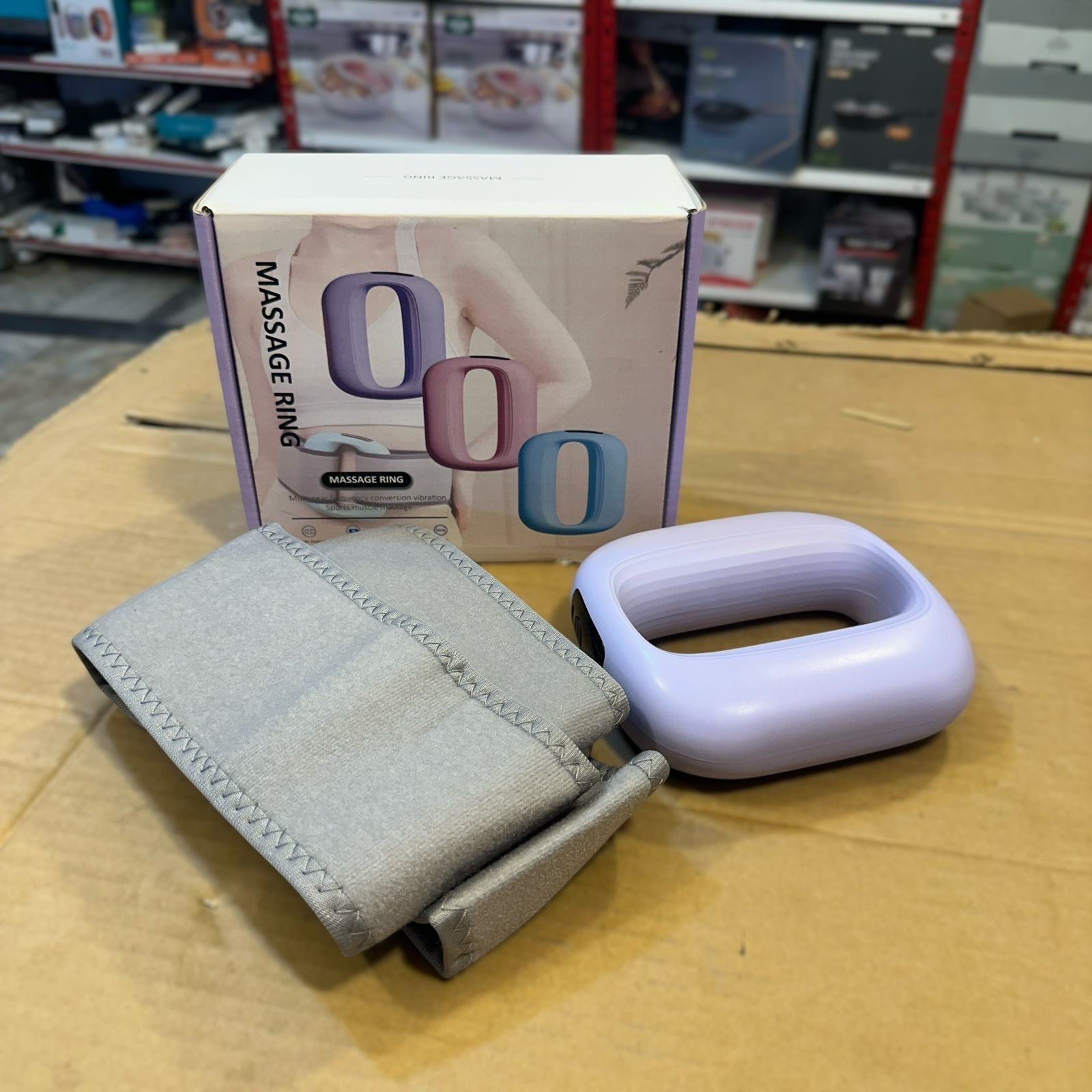Rechargeable Massager Ring with Back Belt
