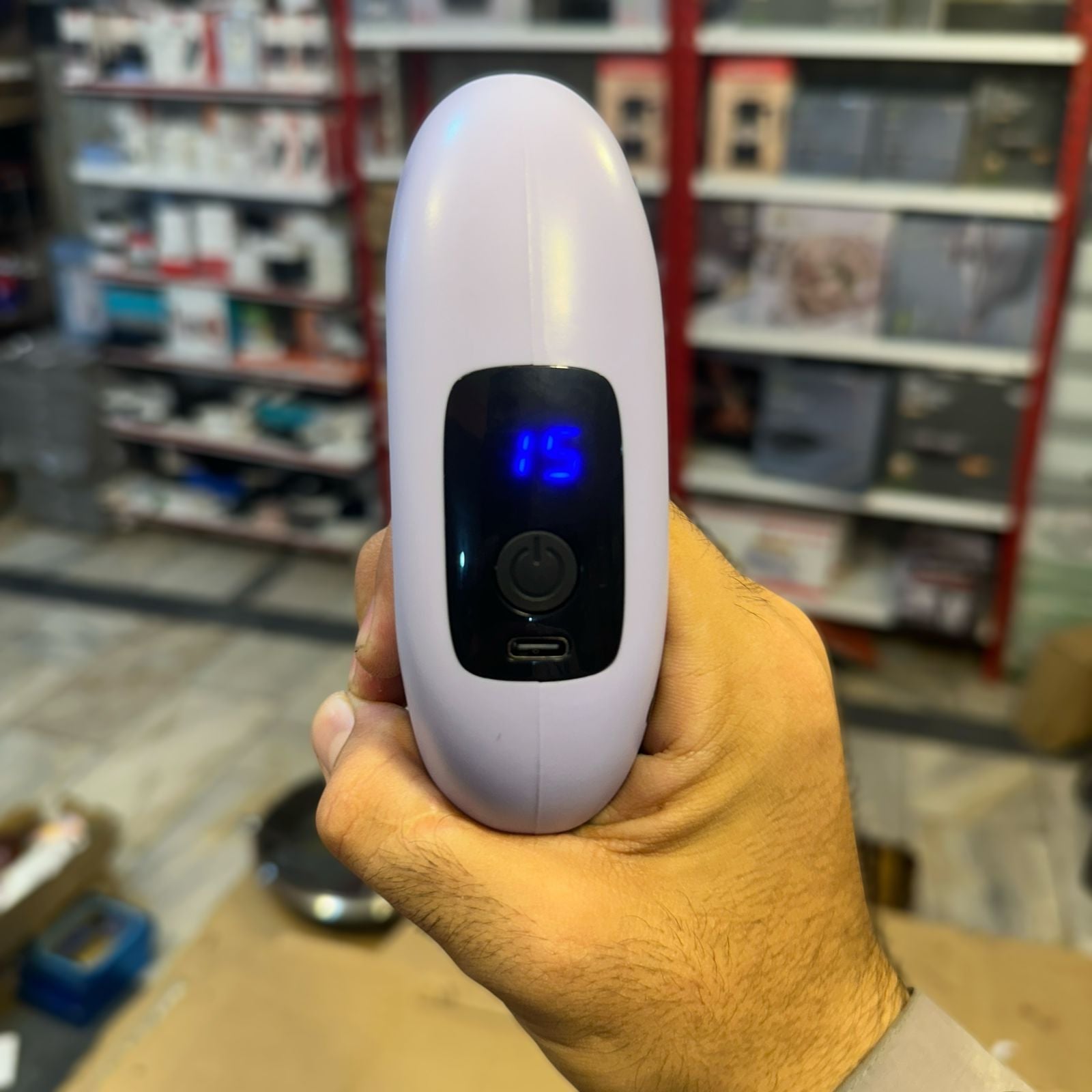 Rechargeable Massager Ring with Back Belt