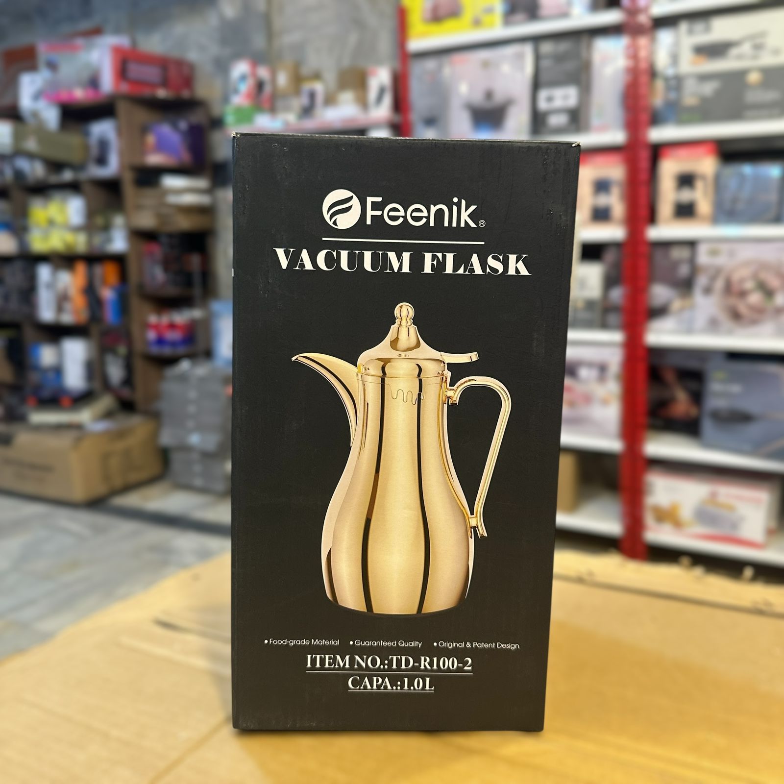 Golden Feenik Vacuum Flask 1L