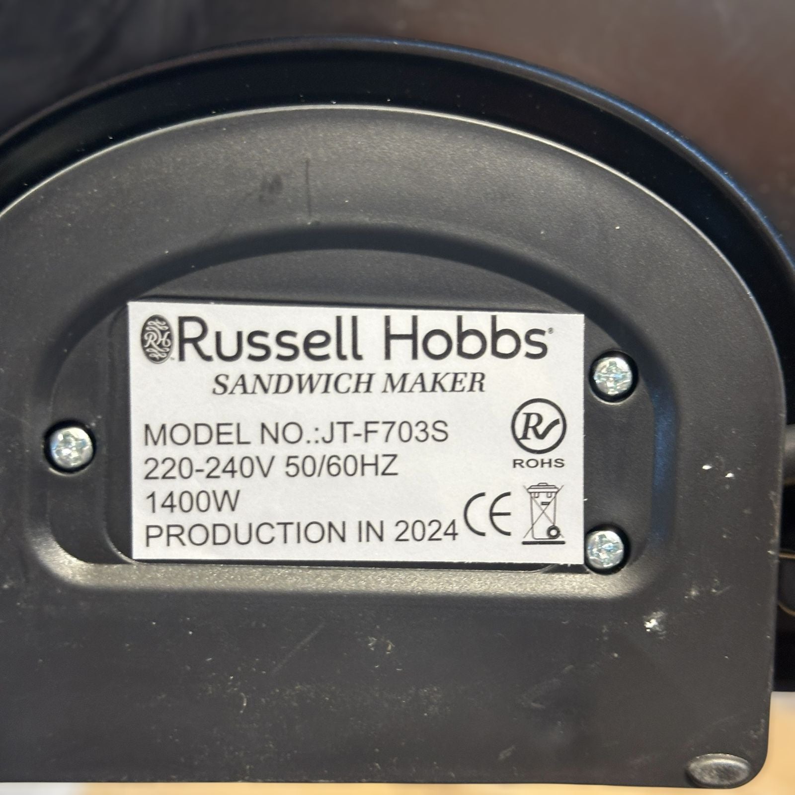 Russell Hobbs Sandwich Maker JT-440( Not Original)