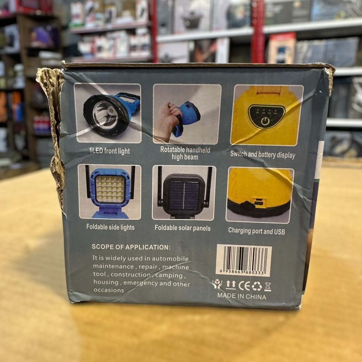 Solar Multi Source Work Light HS-8033A/B