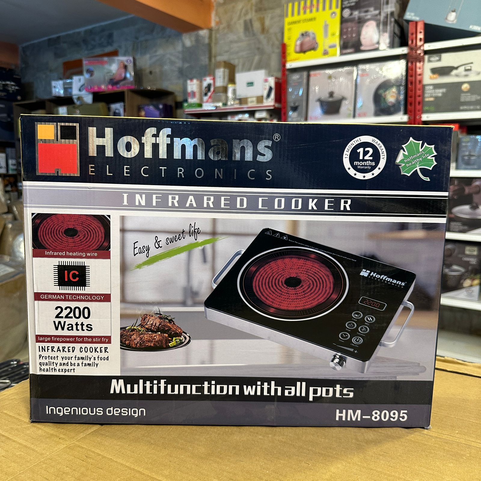 Hoffmans Infrared Electric Stove
