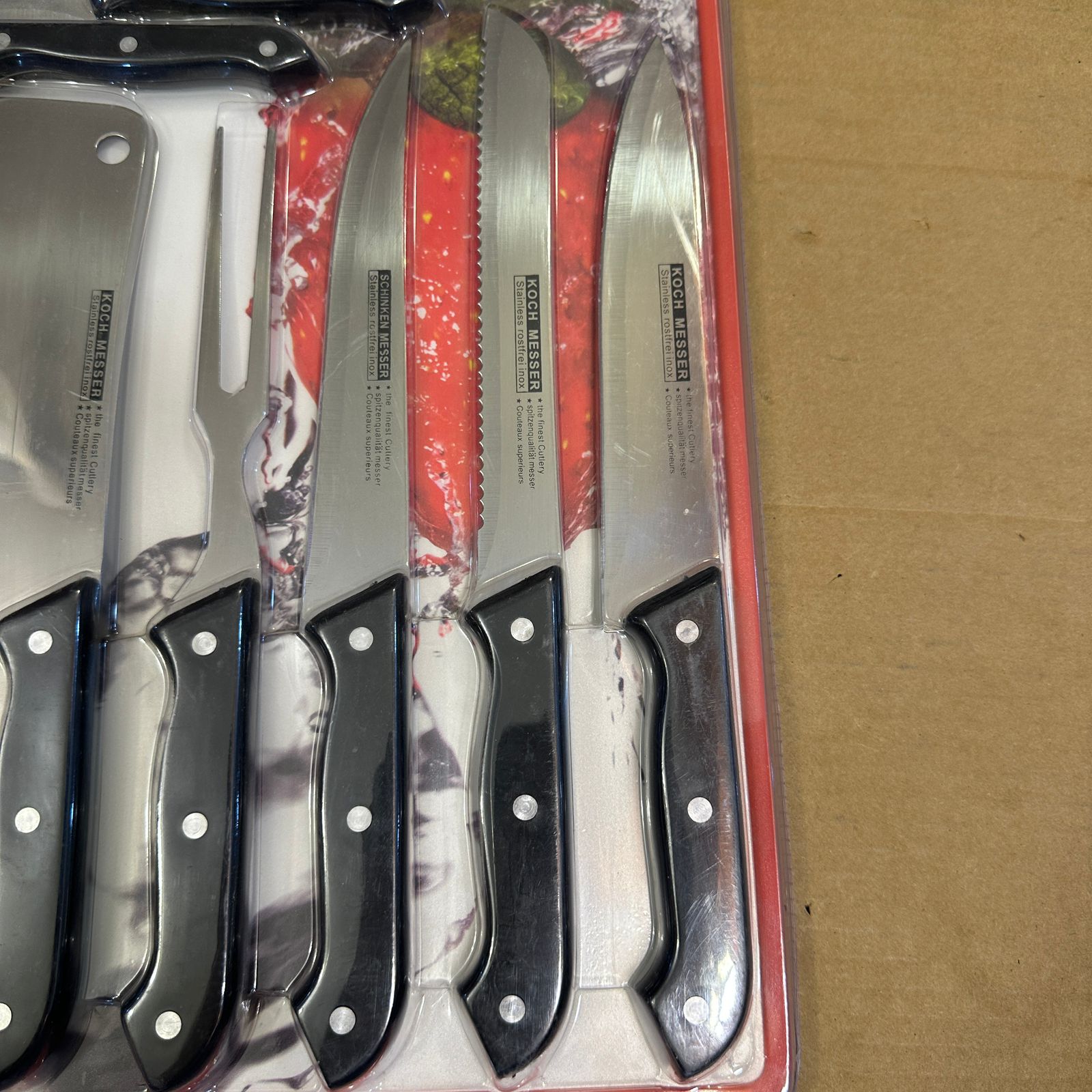 Lot Imported 11 in 1 Kitchen Knives Set