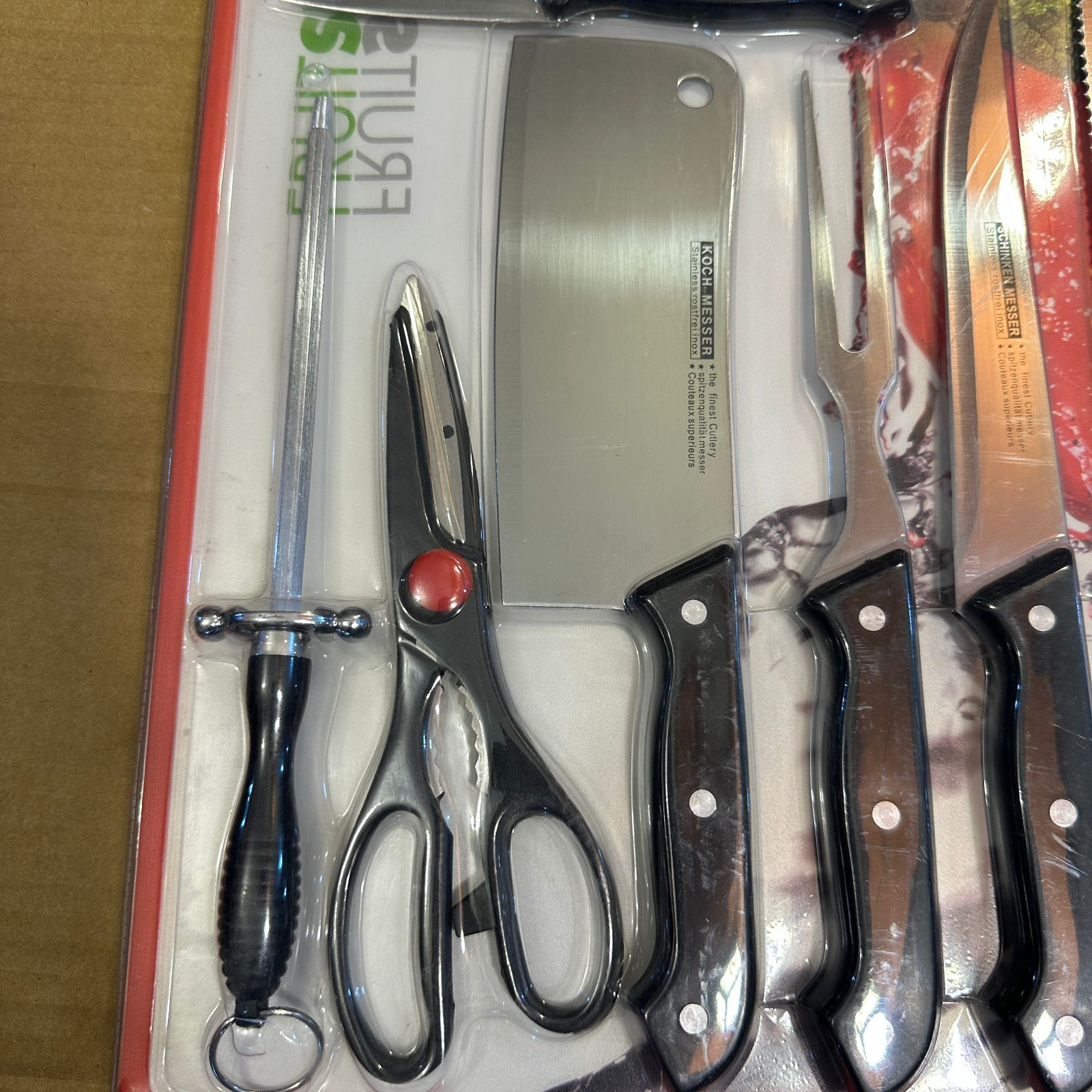 Lot Imported 11 in 1 Kitchen Knives Set