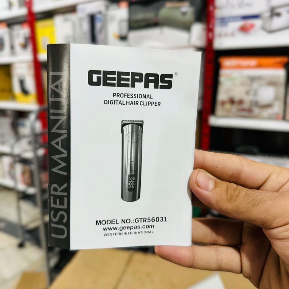 GEEPAS Professional Digital Hair Clipper-56031