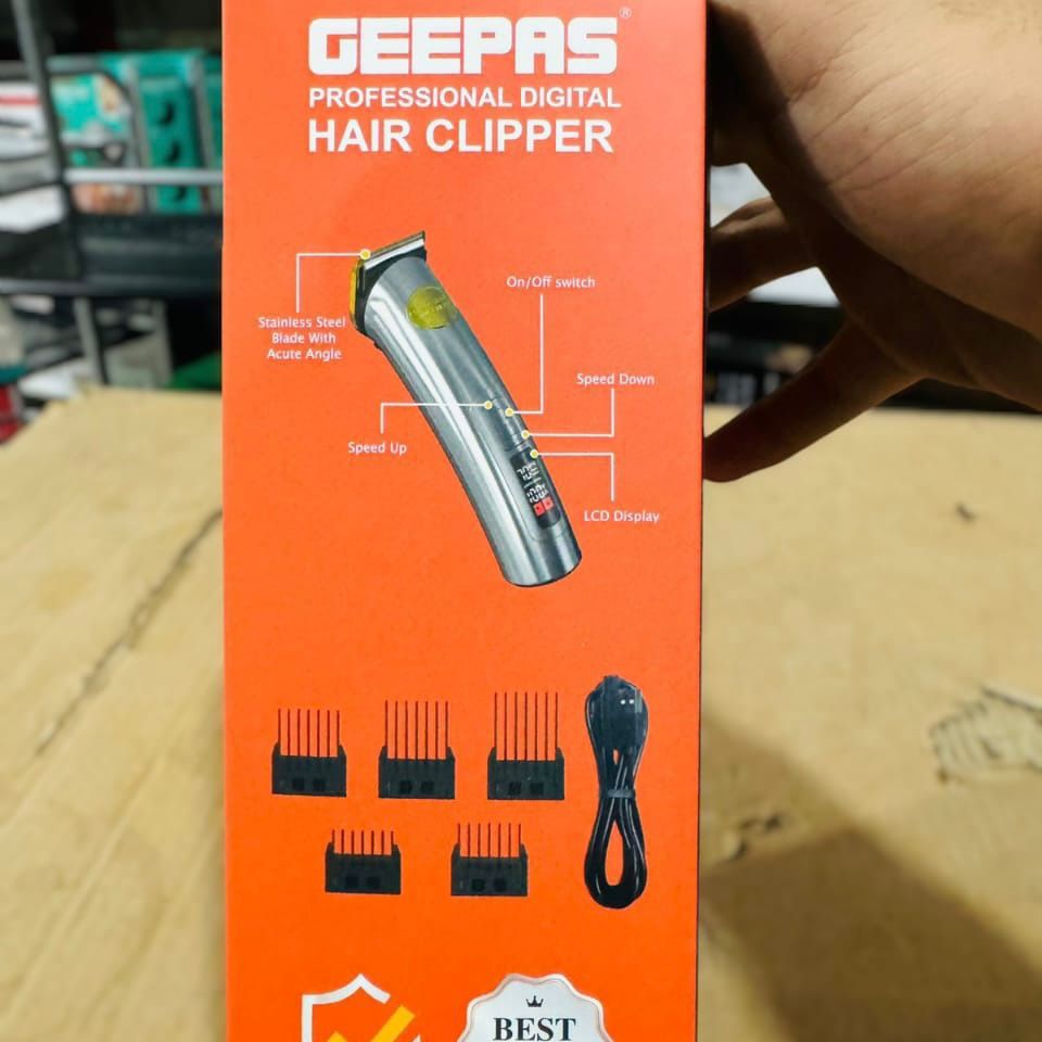 GEEPAS Professional Digital Hair Clipper-56031