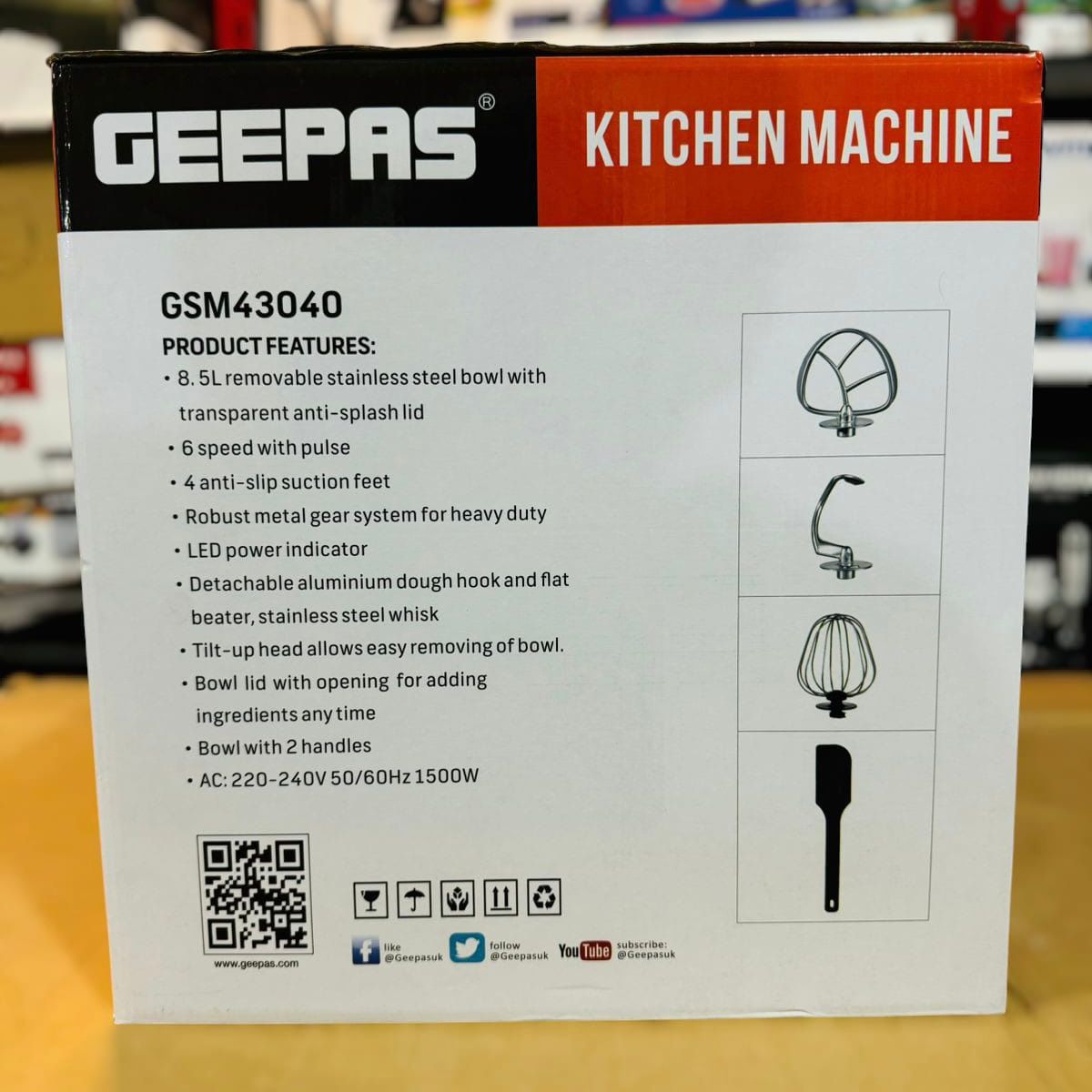 GEEPAS Stand Mixer