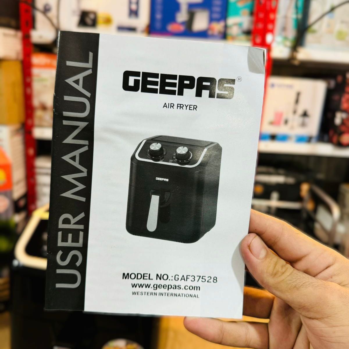 GEEPAS 5L Air Fryer 1600W-37528