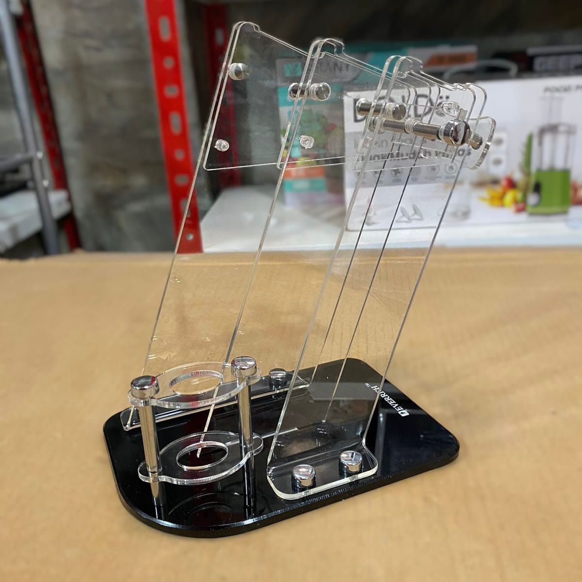 Everrich 6pcs Knives Set with Acrylic Stand