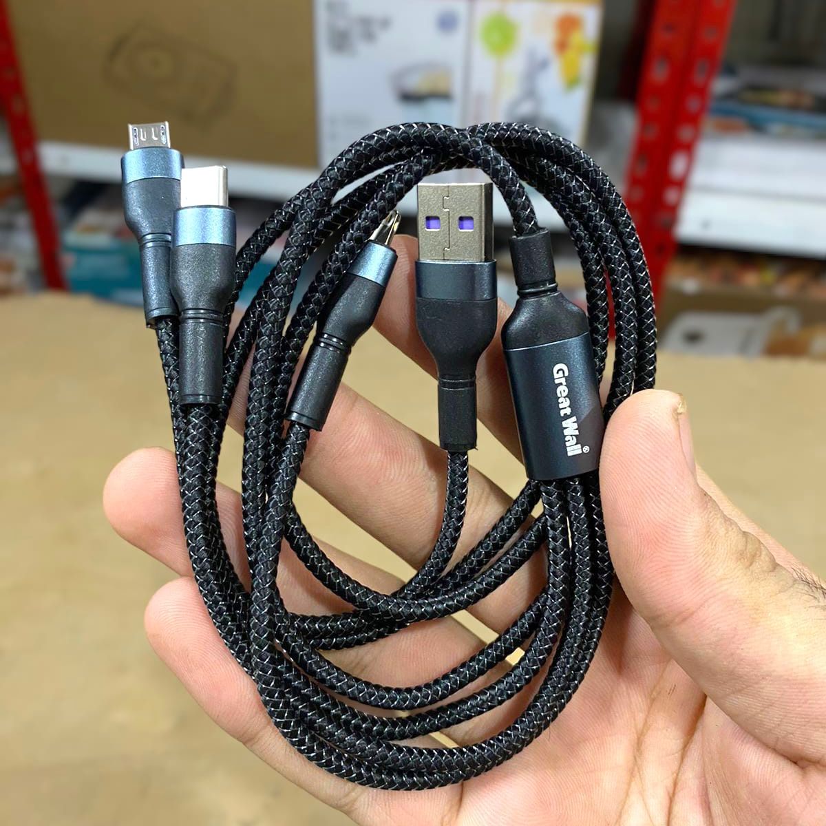 100W 3 in 1 cable A325J