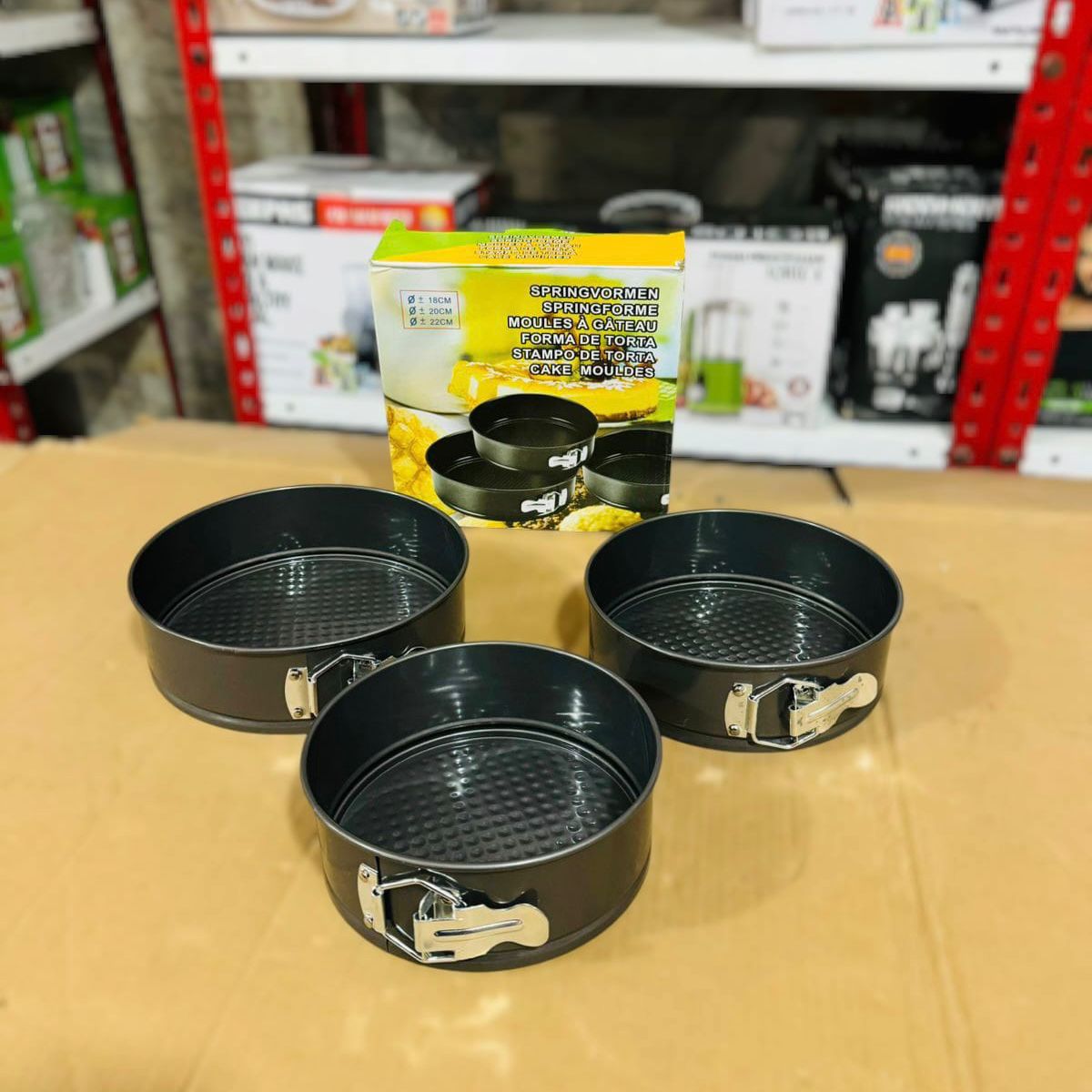 3Pcs Non-Stick Cake Mould Set