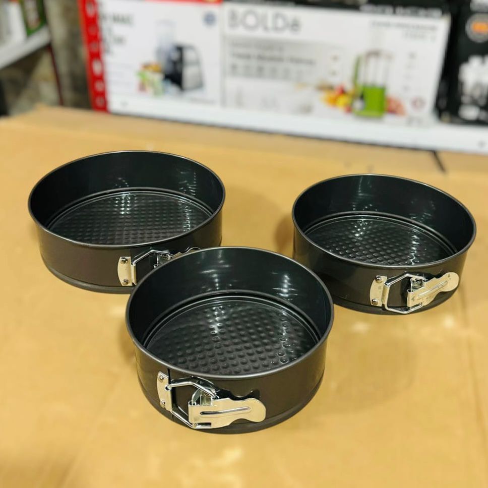 3Pcs Non-Stick Cake Mould Set