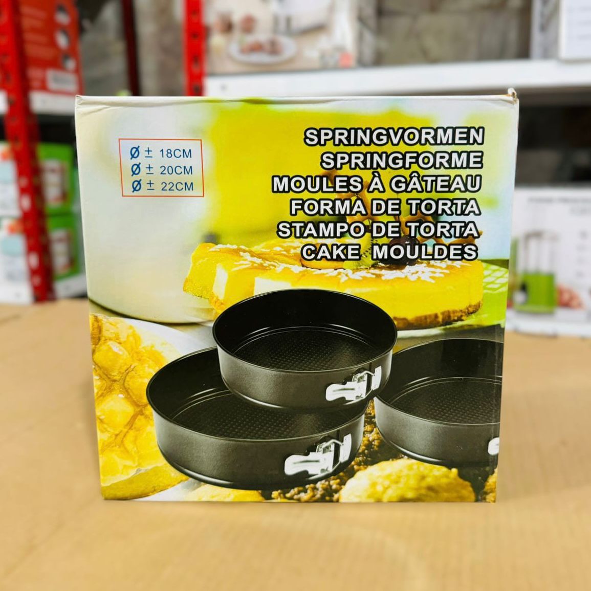 3Pcs Non-Stick Cake Mould Set