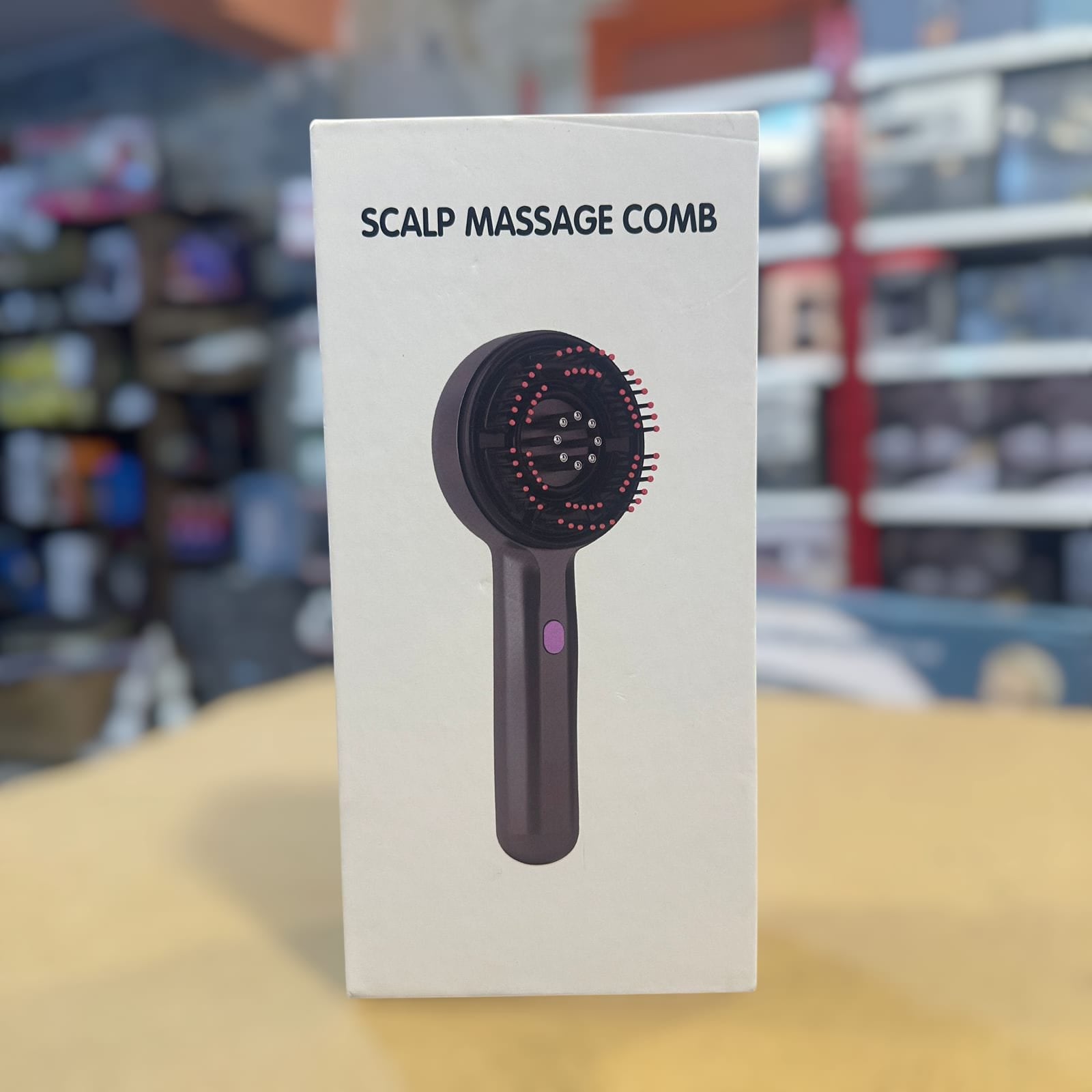 Rechargeable Scalp Massager Comb for Hair Growth & Relaxation