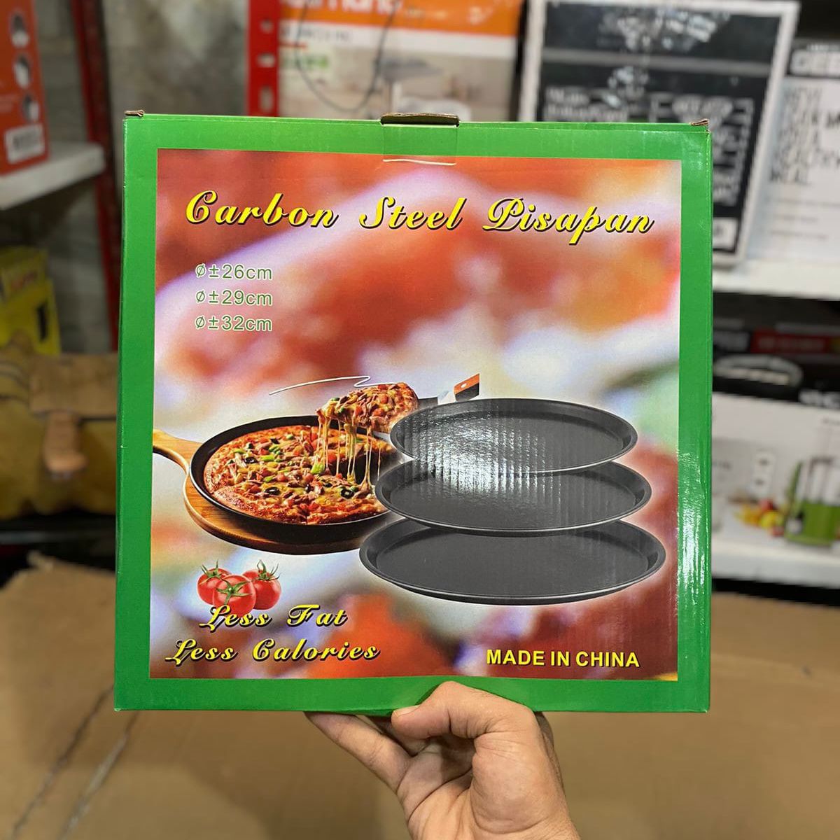 3Pcs Pizza Pan Set