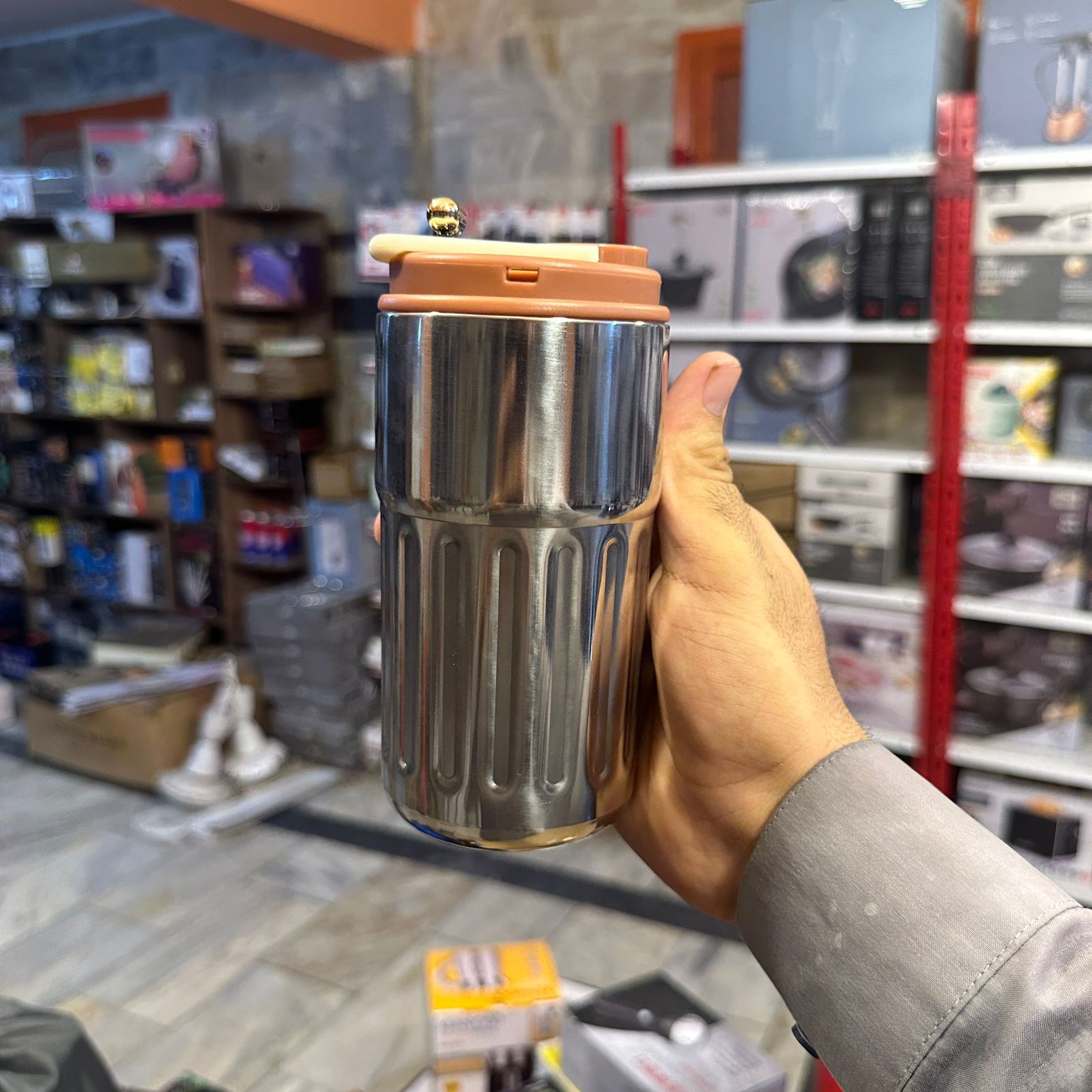 Star Coffee Mug with Temperature 450ml