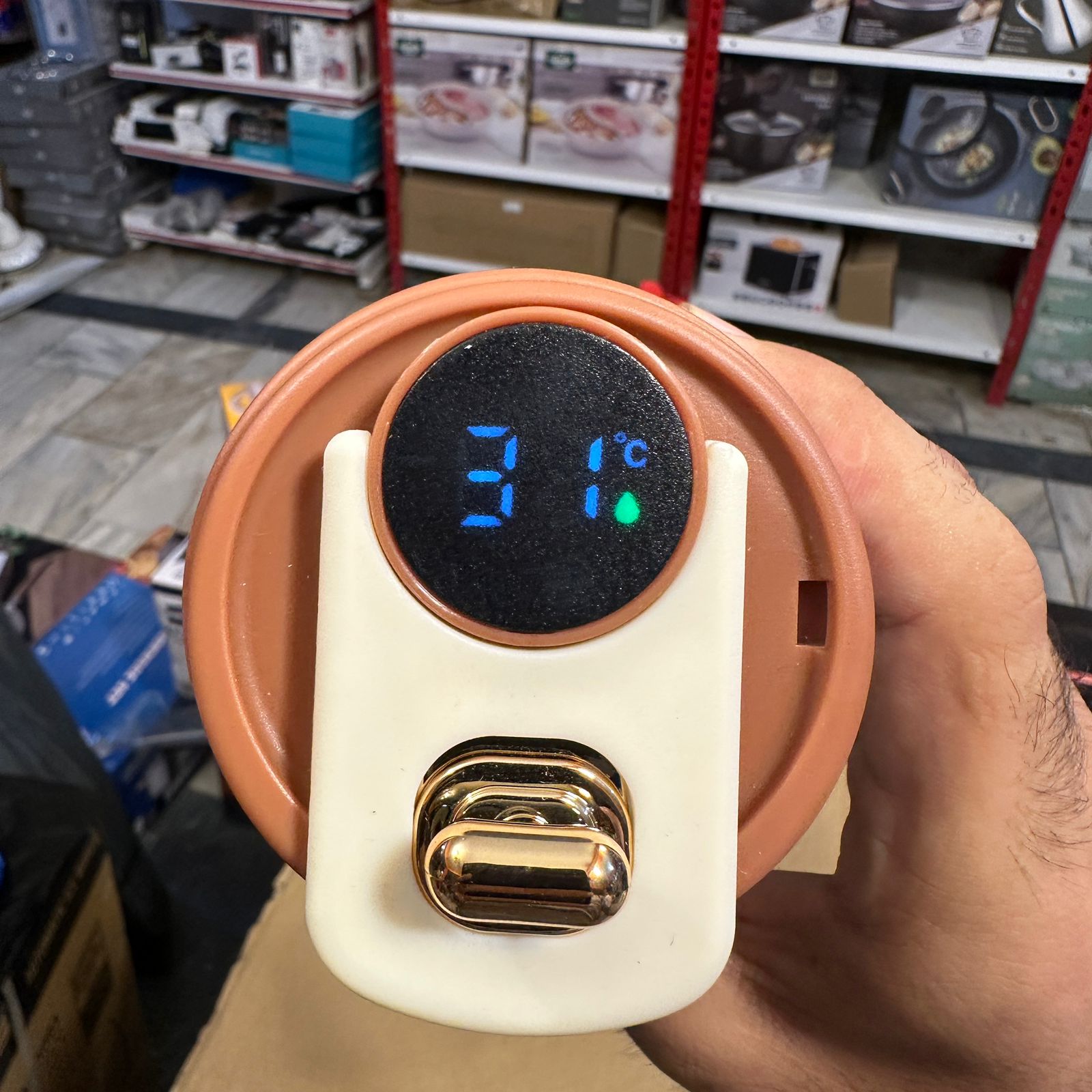 Star Coffee Mug with Temperature 450ml